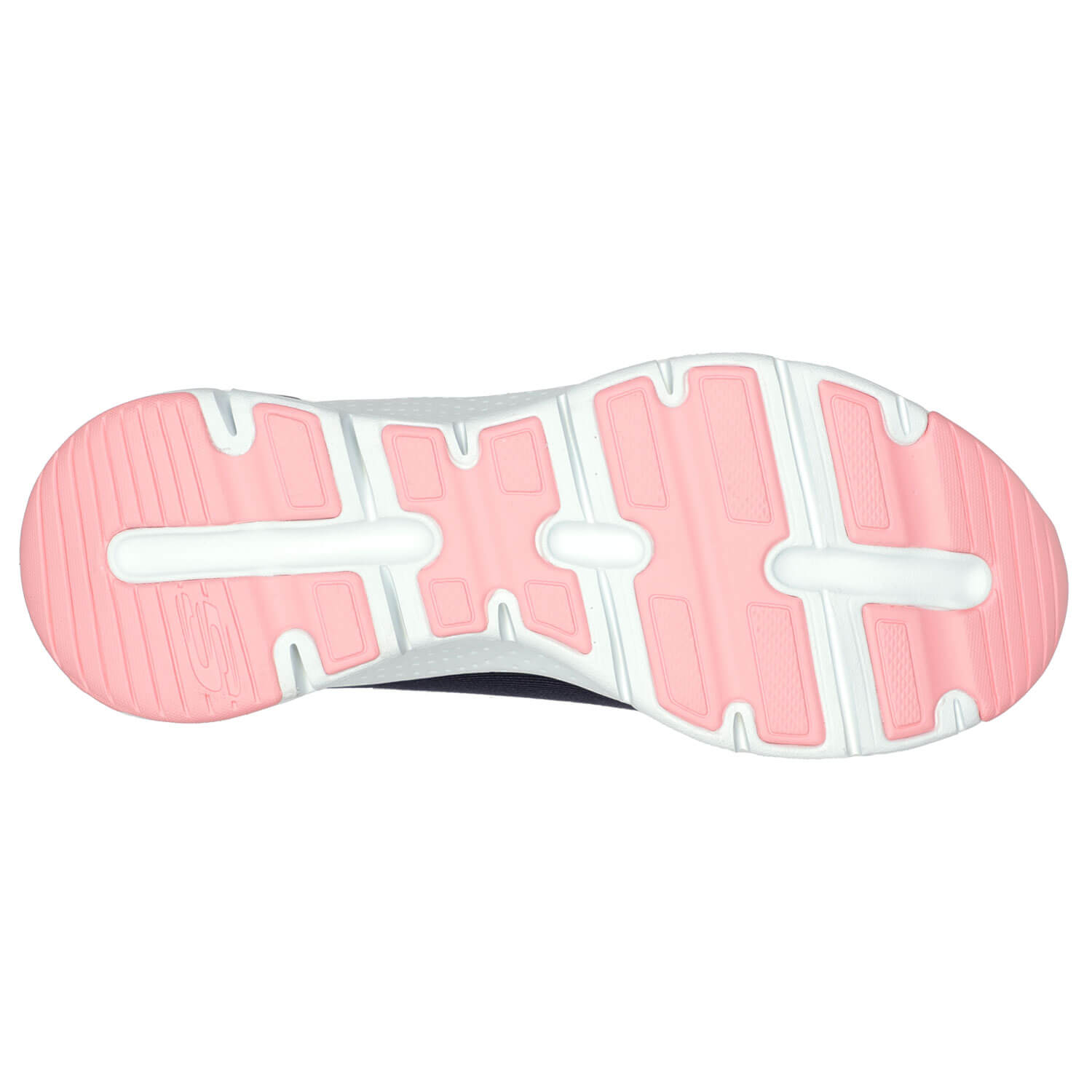 Skechers Arch Fit Walker - Navy / Orange 4 Shaws Department Stores