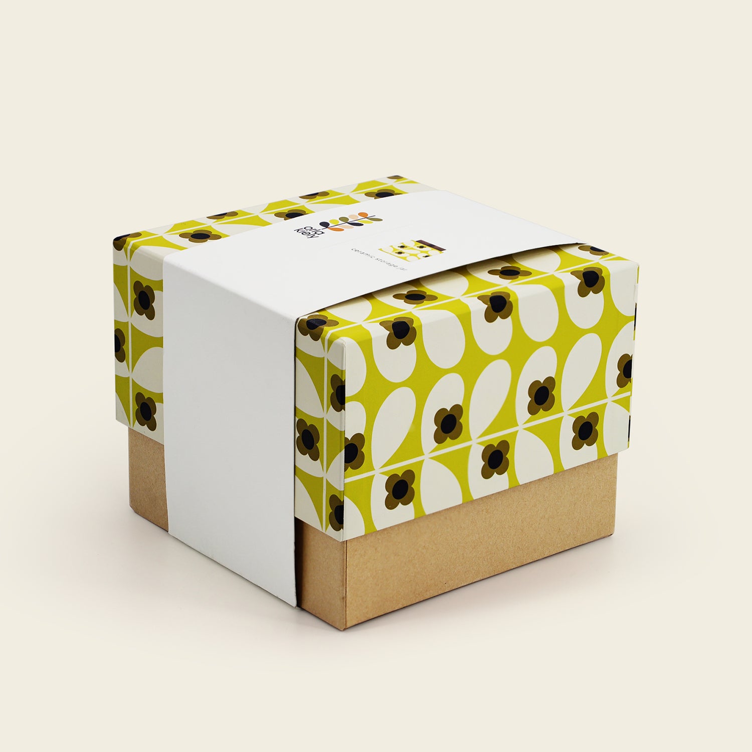 Orla Kiely Ceramic Storage Jar - Wild Rose Stem Dandelion 4 Shaws Department Stores