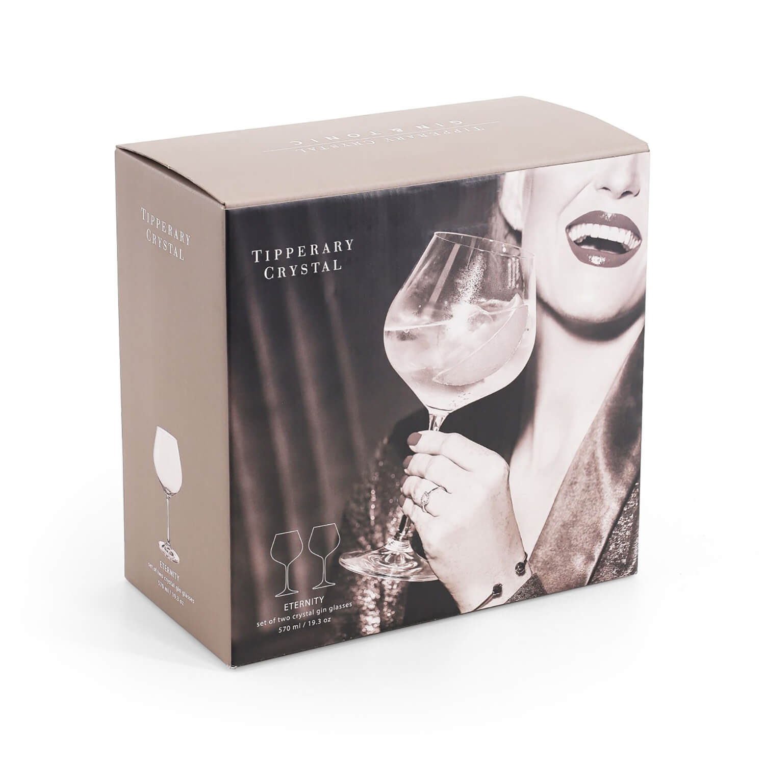 Tipperary Crystal Eternity Crystal Gin Glasses Pair 2 Shaws Department Stores