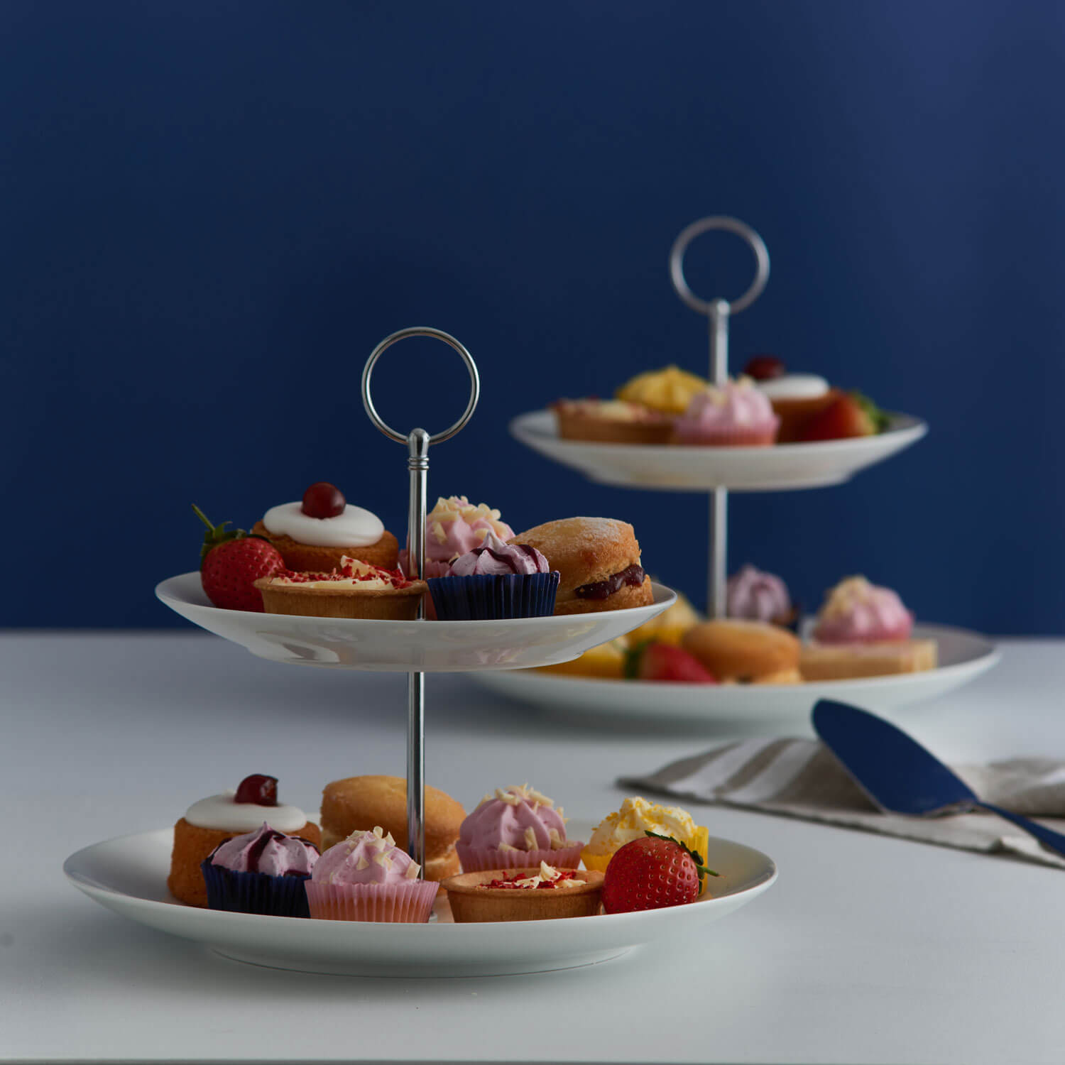 Price & Kensington Simplicity Two Tier Cake Stand 2 Shaws Department Stores