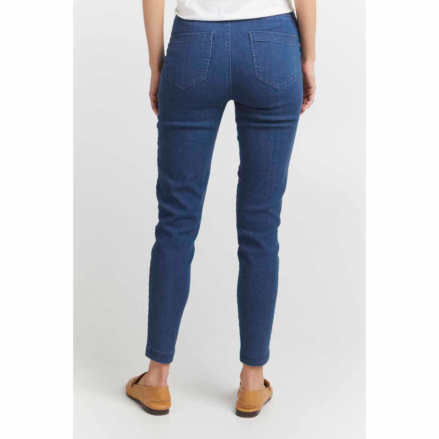 Fransa Vacomfy Denim Leggings 2 Shaws Department Stores