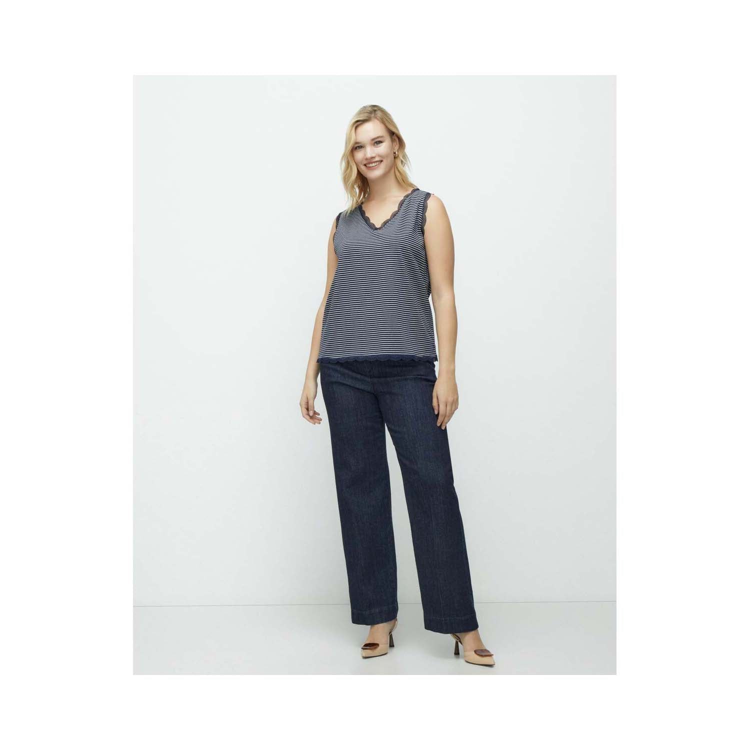 Couchel Plain-Coloured Camisole T-Shirt 2 Shaws Department Stores