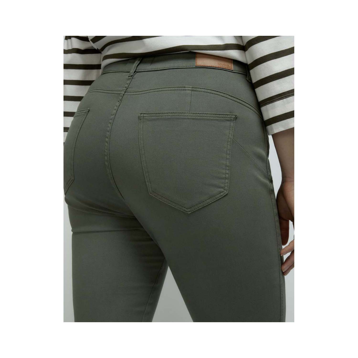 Couchel Ashley Push-Up Jeans - Green 3 Shaws Department Stores