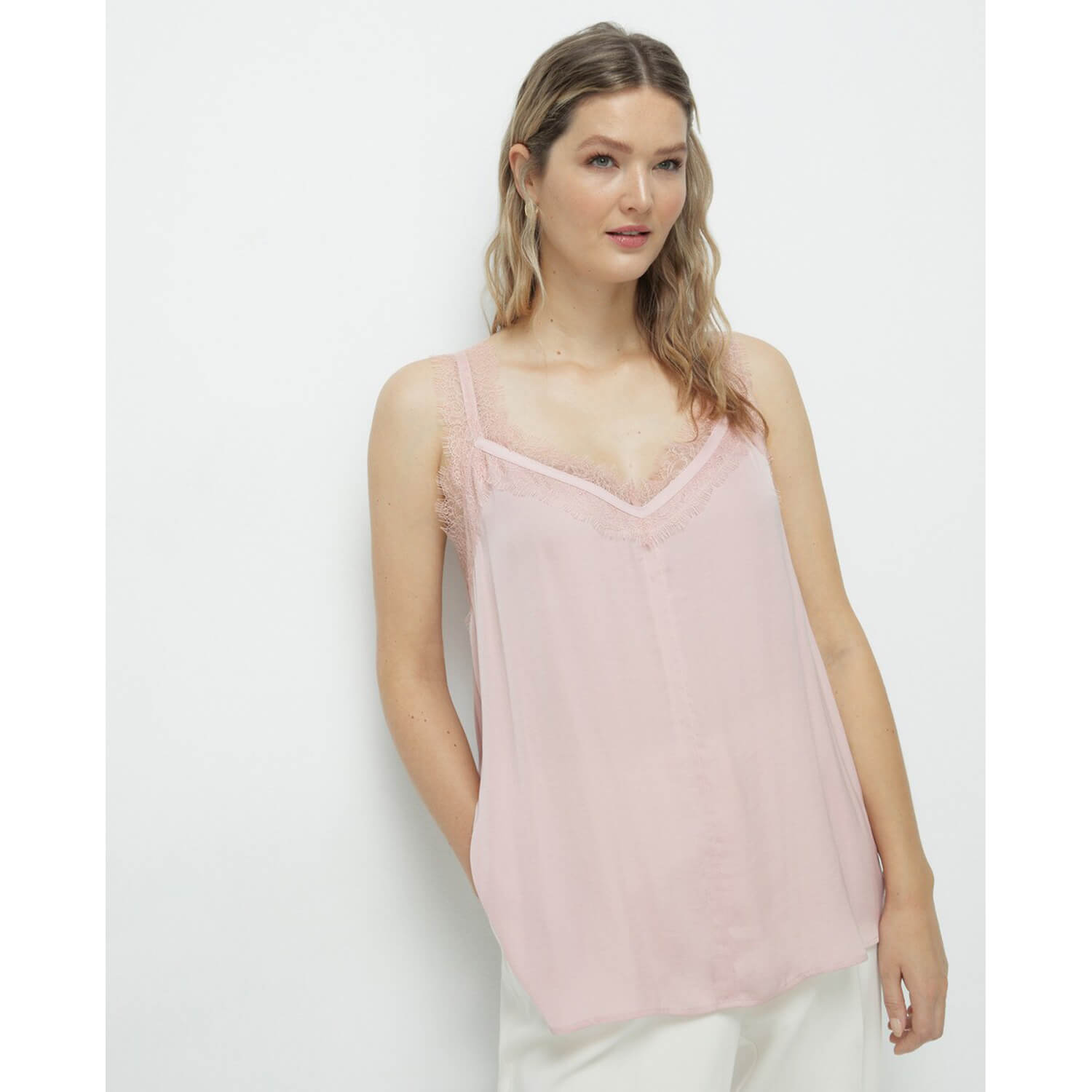 Couchel Plain-Coloured Camisole Top - Nude 1 Shaws Department Stores