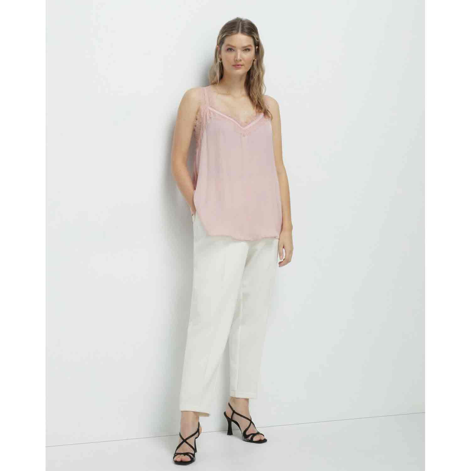 Couchel Plain-Coloured Camisole Top - Nude 3 Shaws Department Stores