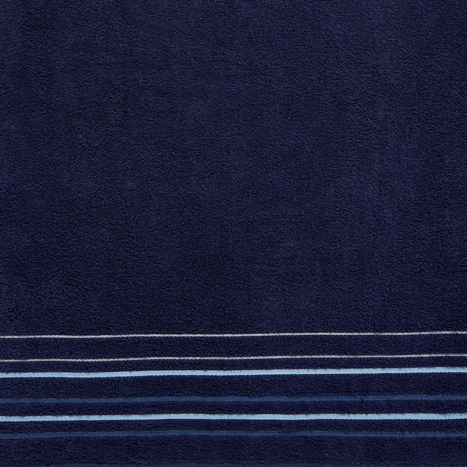 The Home Collection Java Stripe Hand Towel - Navy 3 Shaws Department Stores