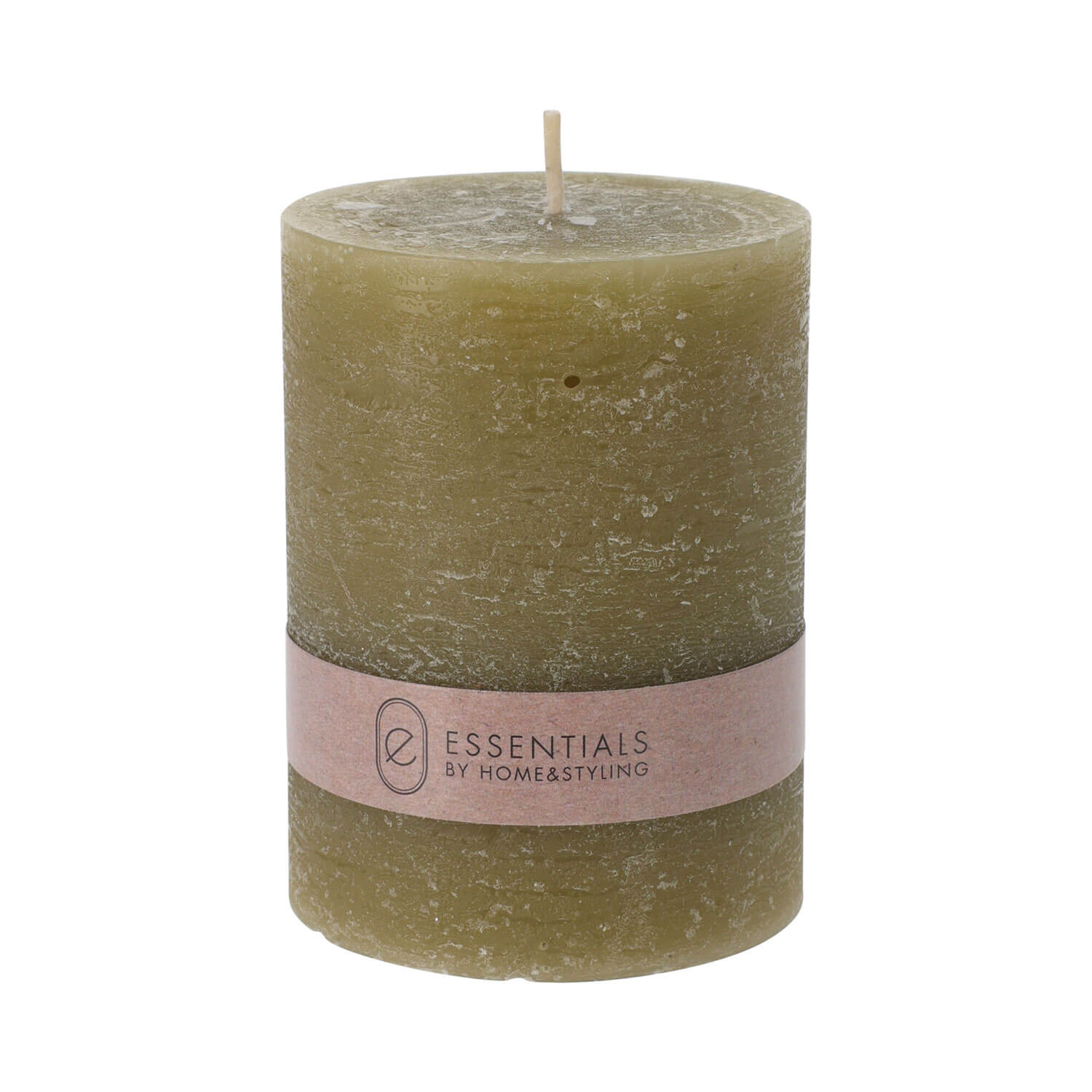 The Home Collection Pillar Candle - Green 1 Shaws Department Stores