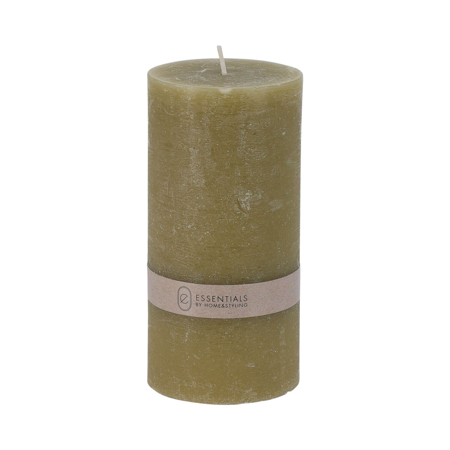 The Home Collection Pillar Candle - Green 1 Shaws Department Stores
