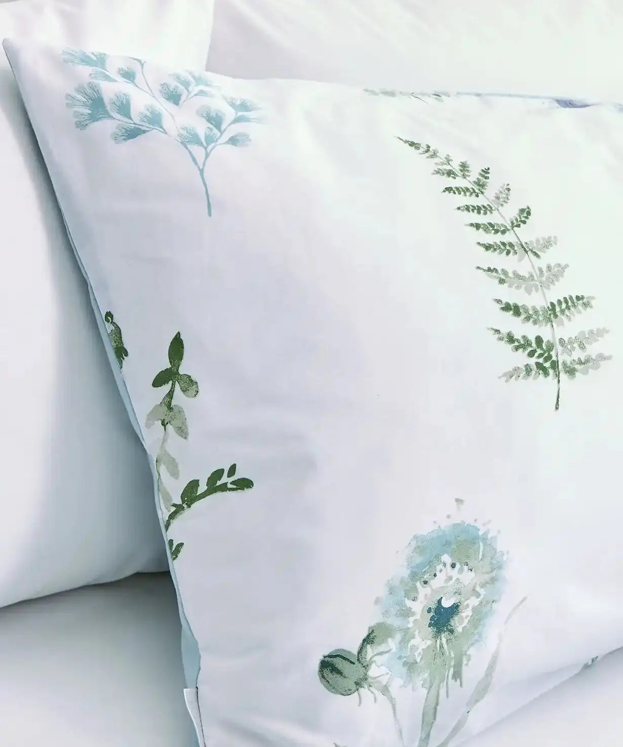 Bianca Meadow Flowers Egyptian Cotton Super King Duvet Cover Set with Pillowcases White 3 Shaws Department Stores