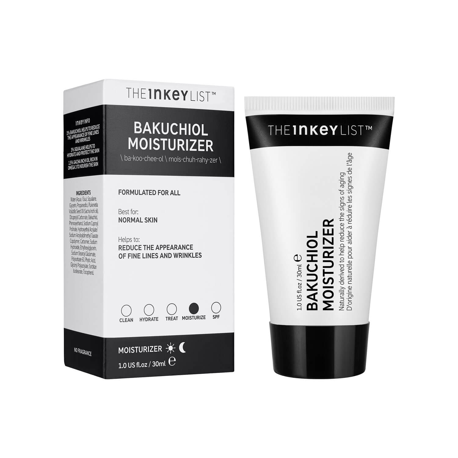 The Inkey List Bakuchiol Moisturiser 30ml 2 Shaws Department Stores