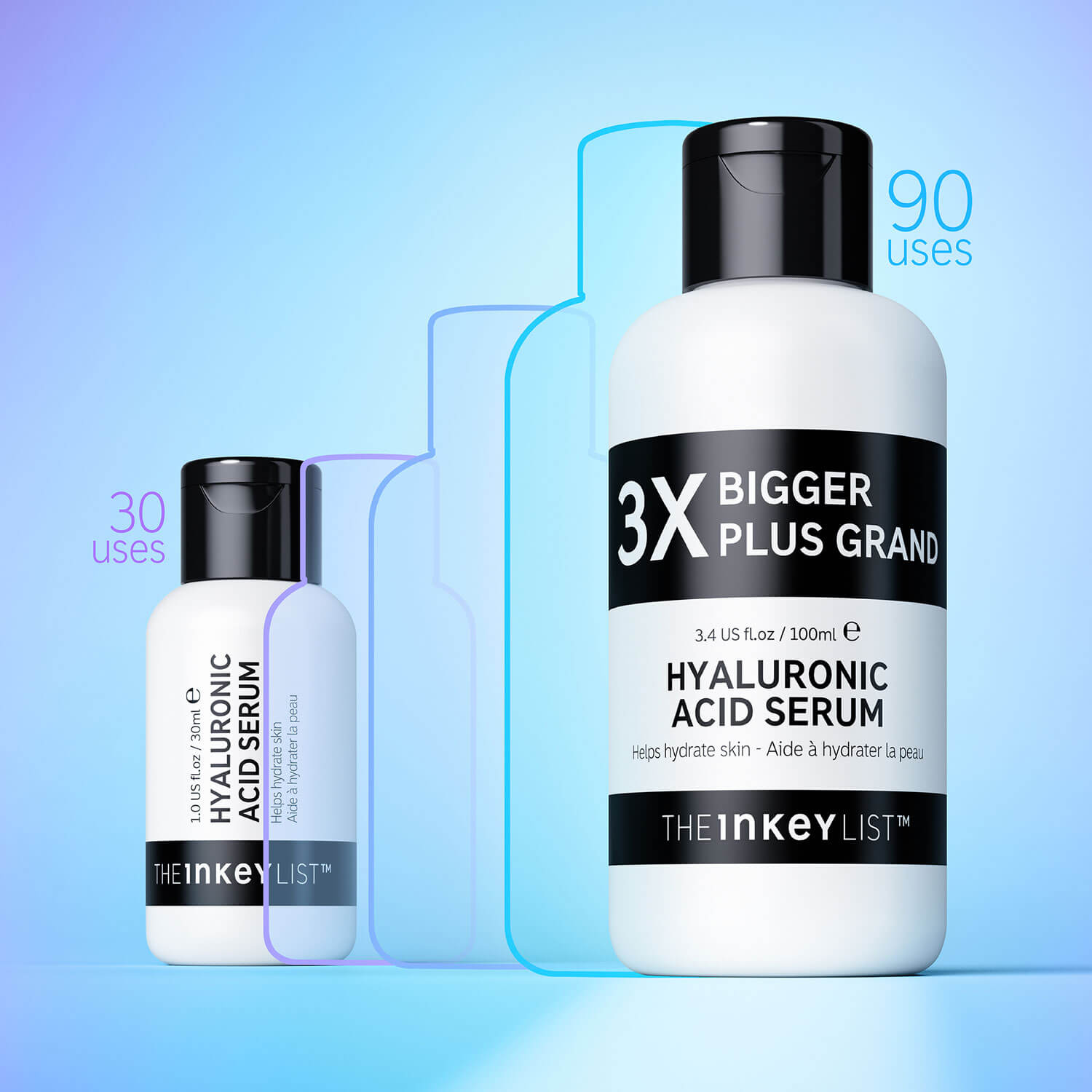 The Inkey List Supersized Hyaluronic Acid Serum 100ml 2 Shaws Department Stores