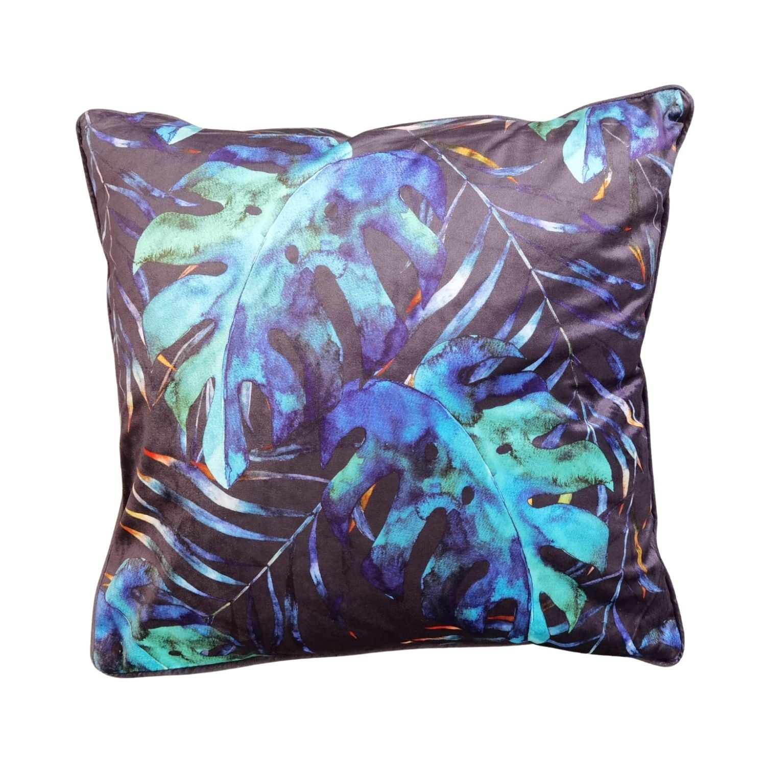 The Home Living Room Printed Piped Cushion - 18x18&