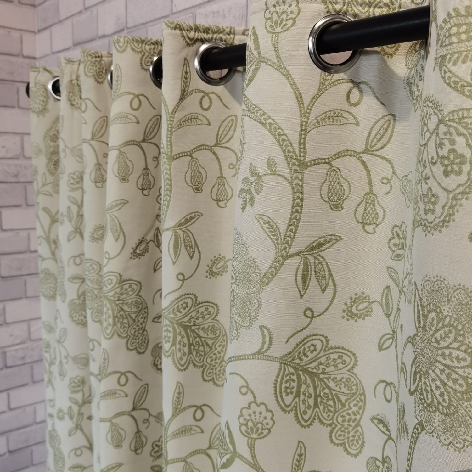 The Home Collection Kew Eyelit Readymade Curtains - 90x90&