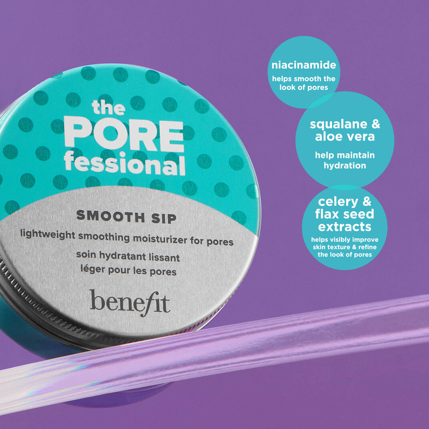 Benefit The POREfessional Smooth Sip Lightweight Moisturiser 4 Shaws Department Stores