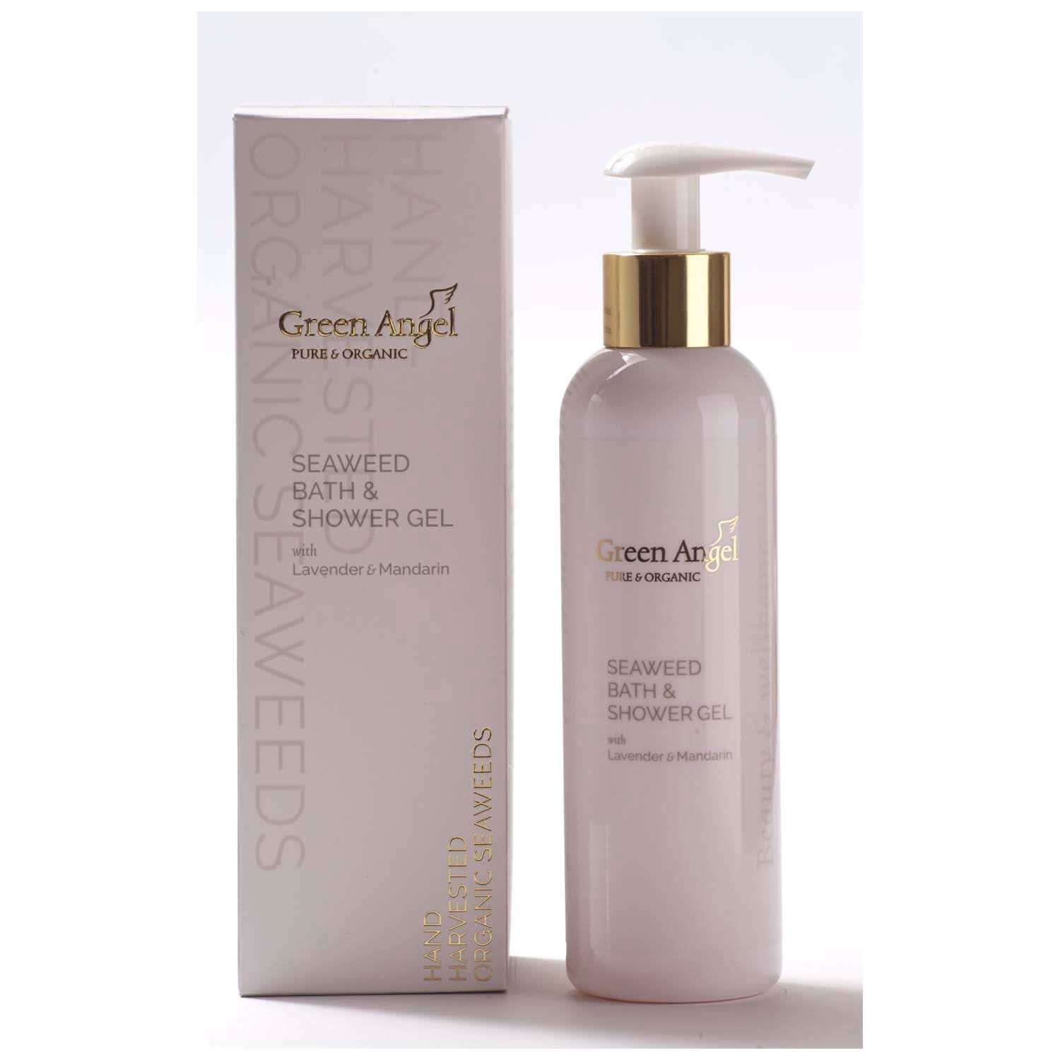 Green Angel Seaweed Bath & Shower Gel with Lavender & Mandarin - 200ml 1 Shaws Department Stores