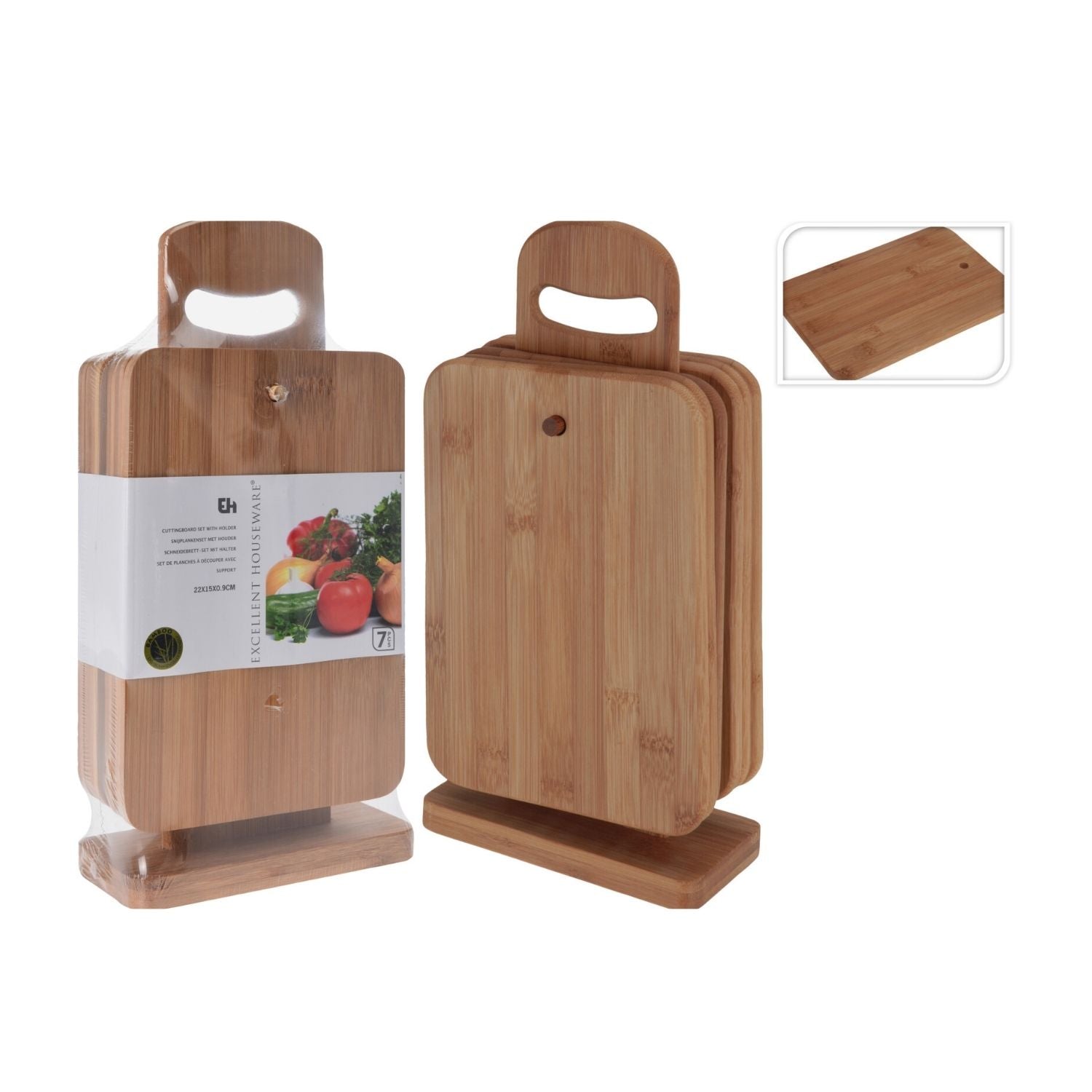 Koopman Cutting Board - Set of 7 1 Shaws Department Stores