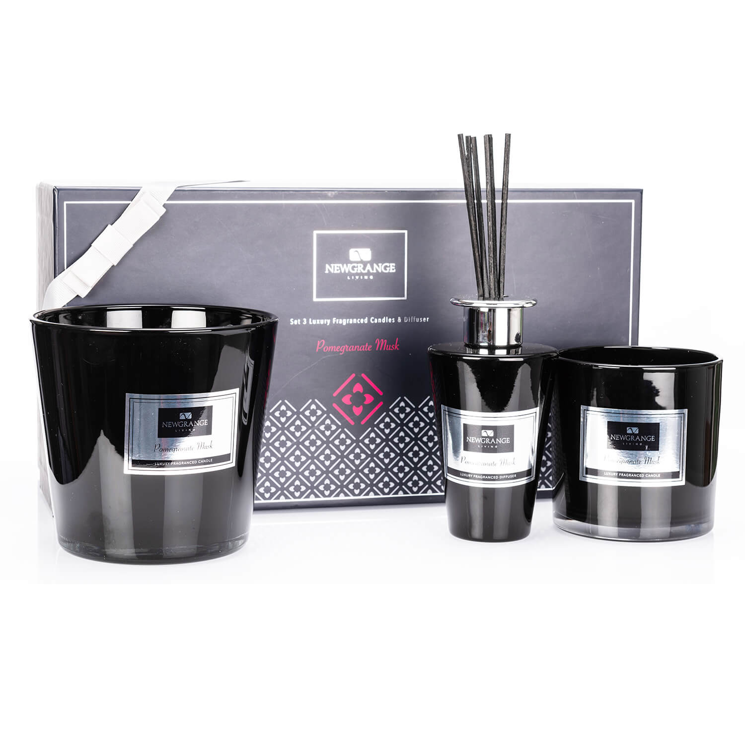 Newgrange Living Reed Diffuser & Luxury Candle Set Of 3 1 Shaws Department Stores