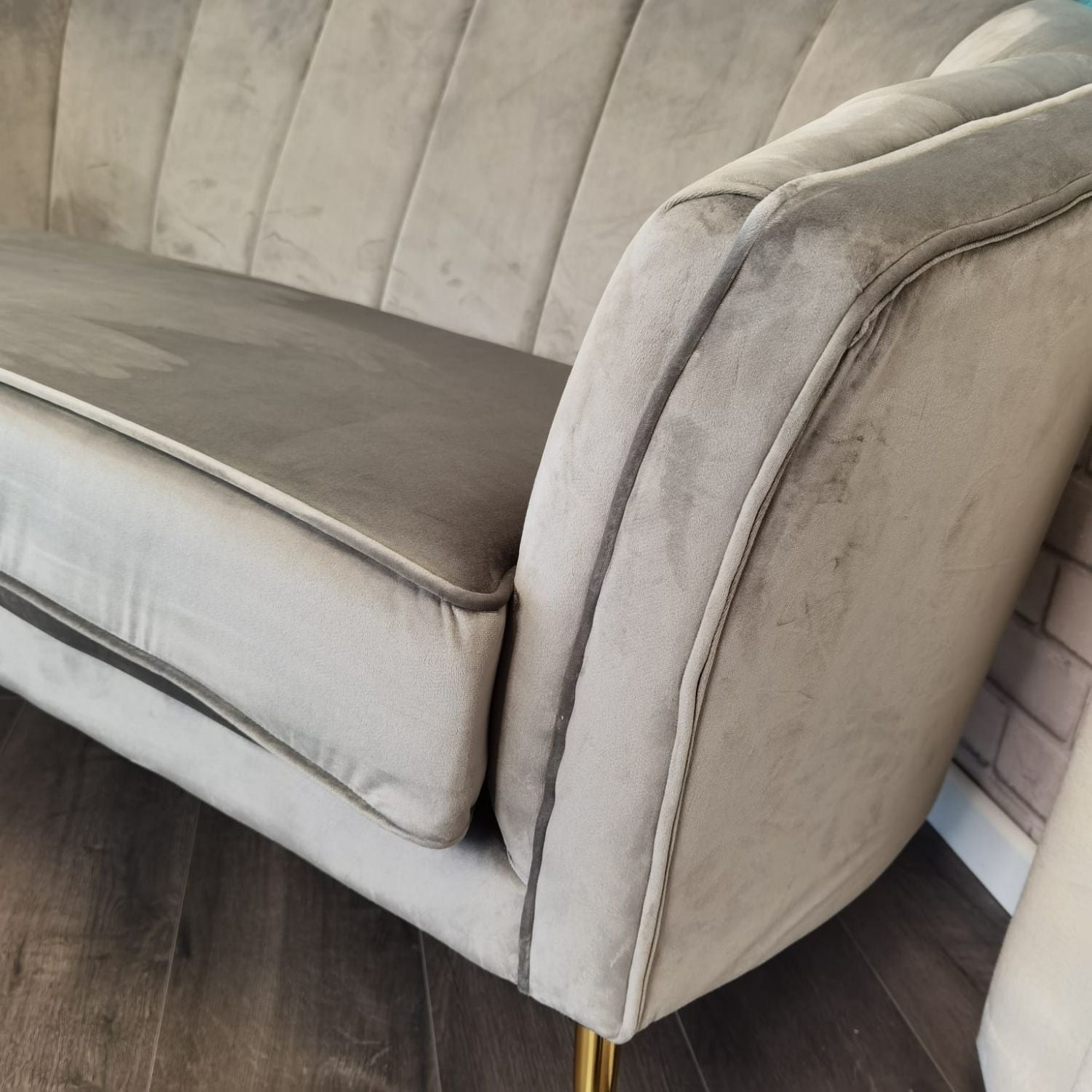 The Home Living Room 2 Seater Sofa - Grey 7 Shaws Department Stores