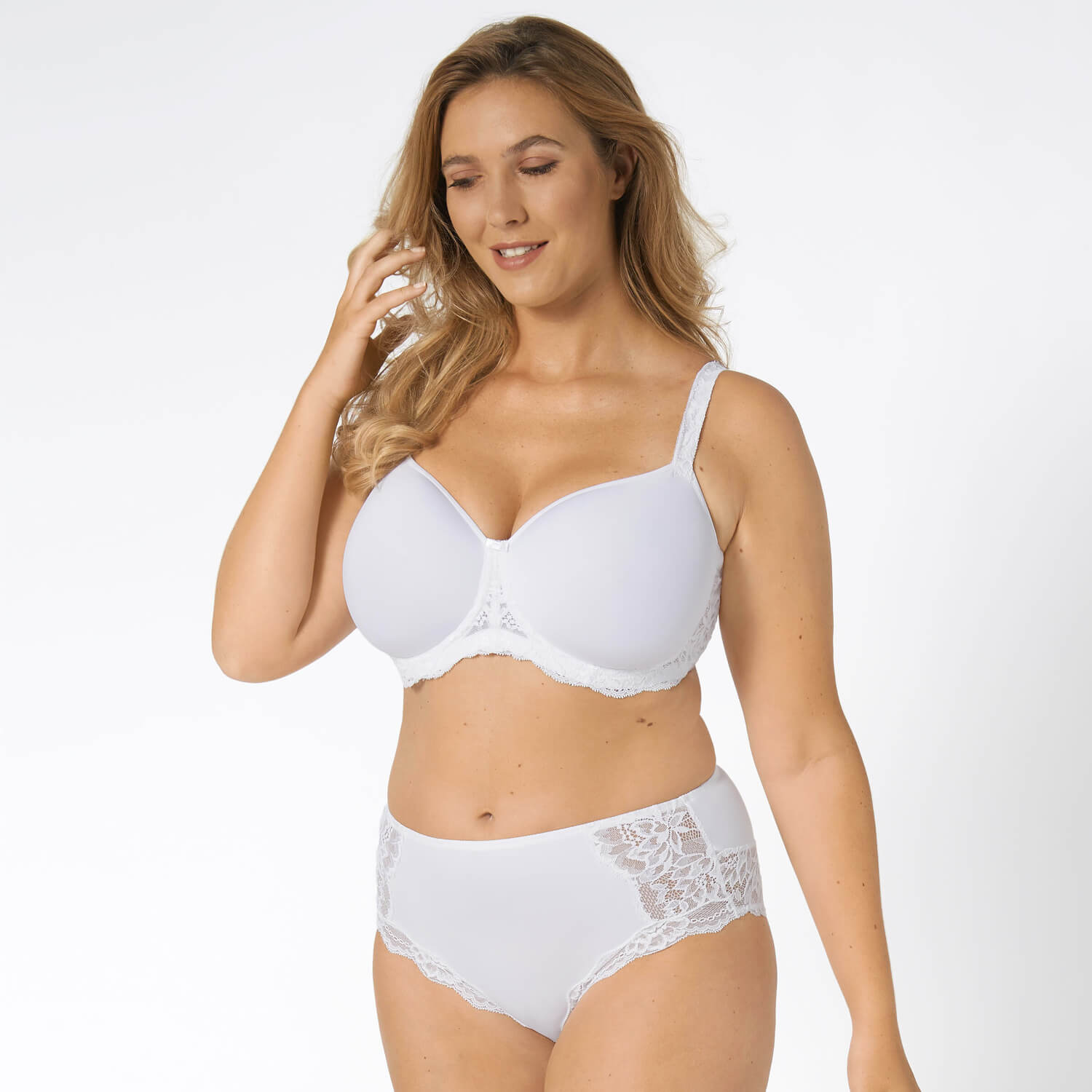 Triumph Amourette Charm Underwire Bra - White 2 Shaws Department Stores