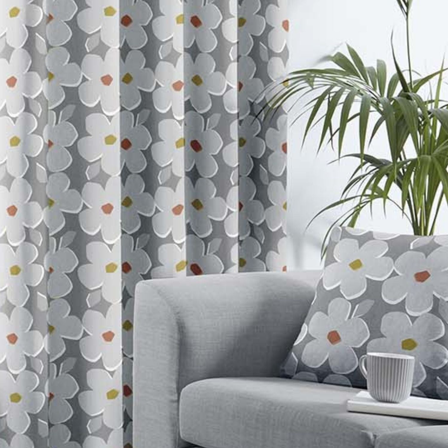 Fusion Aura 18" Cushion - Grey 1 Shaws Department Stores