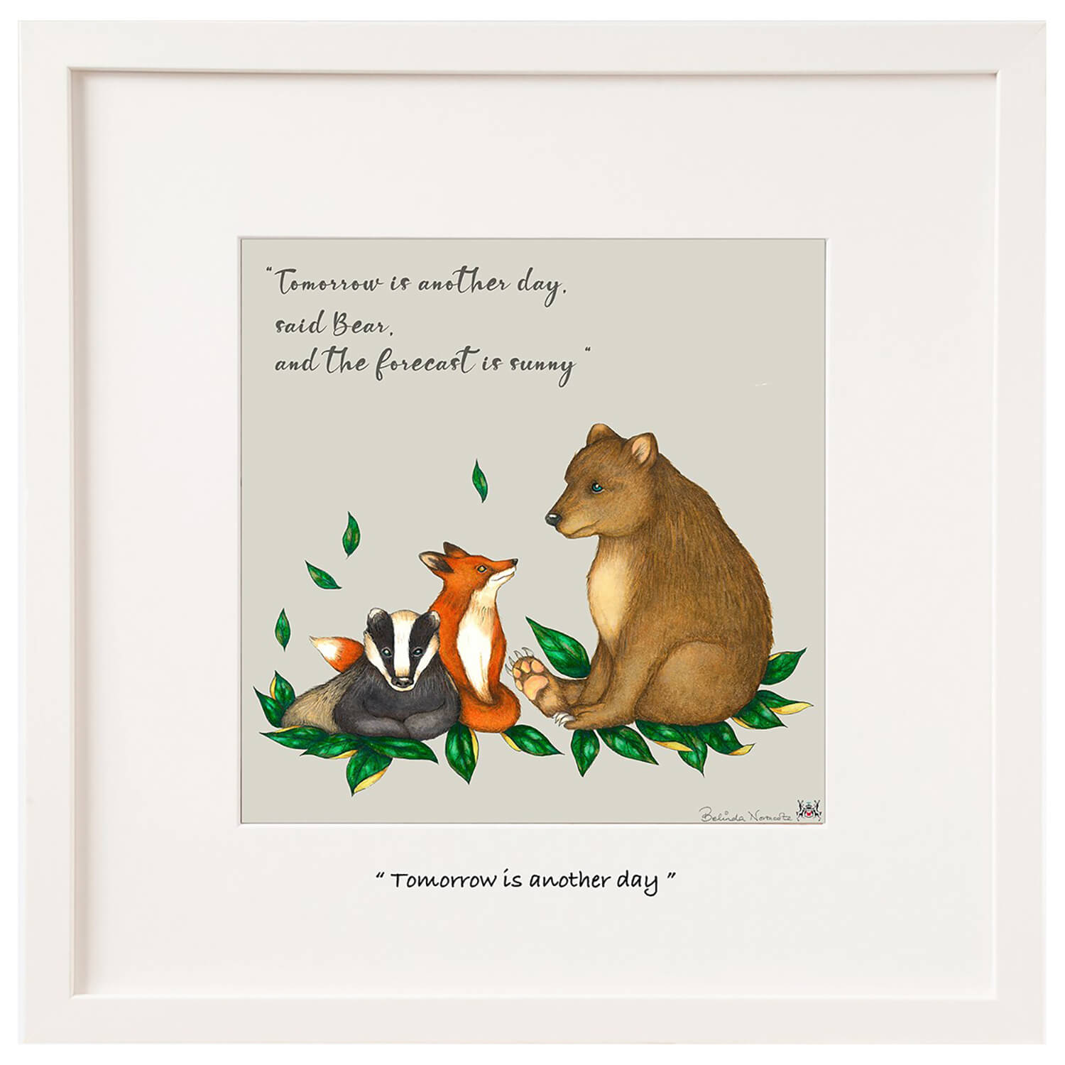 Belinda Northcote Tomorrow Is Another Day Framed Print - 12" X 12" 1 Shaws Department Stores