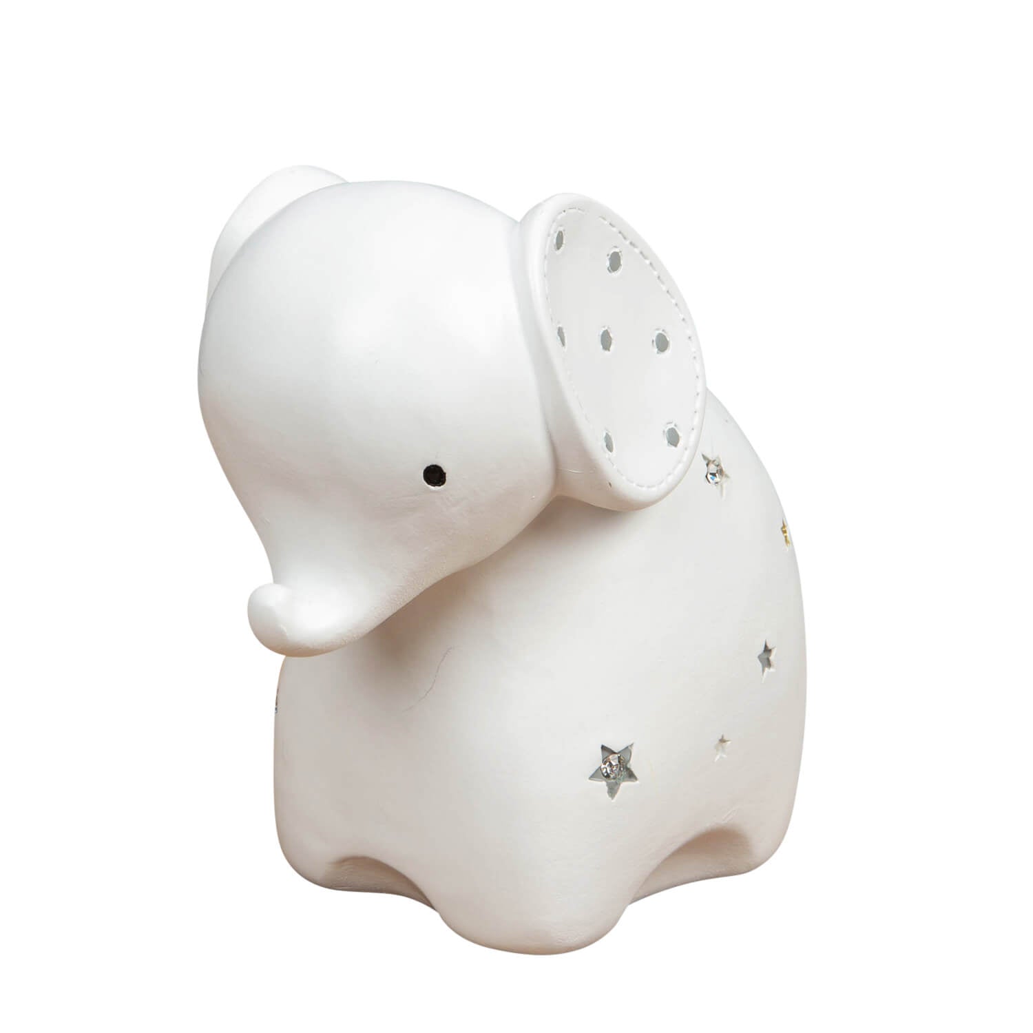 Bambino By Juliana Elephant Money Box - White 1 Shaws Department Stores