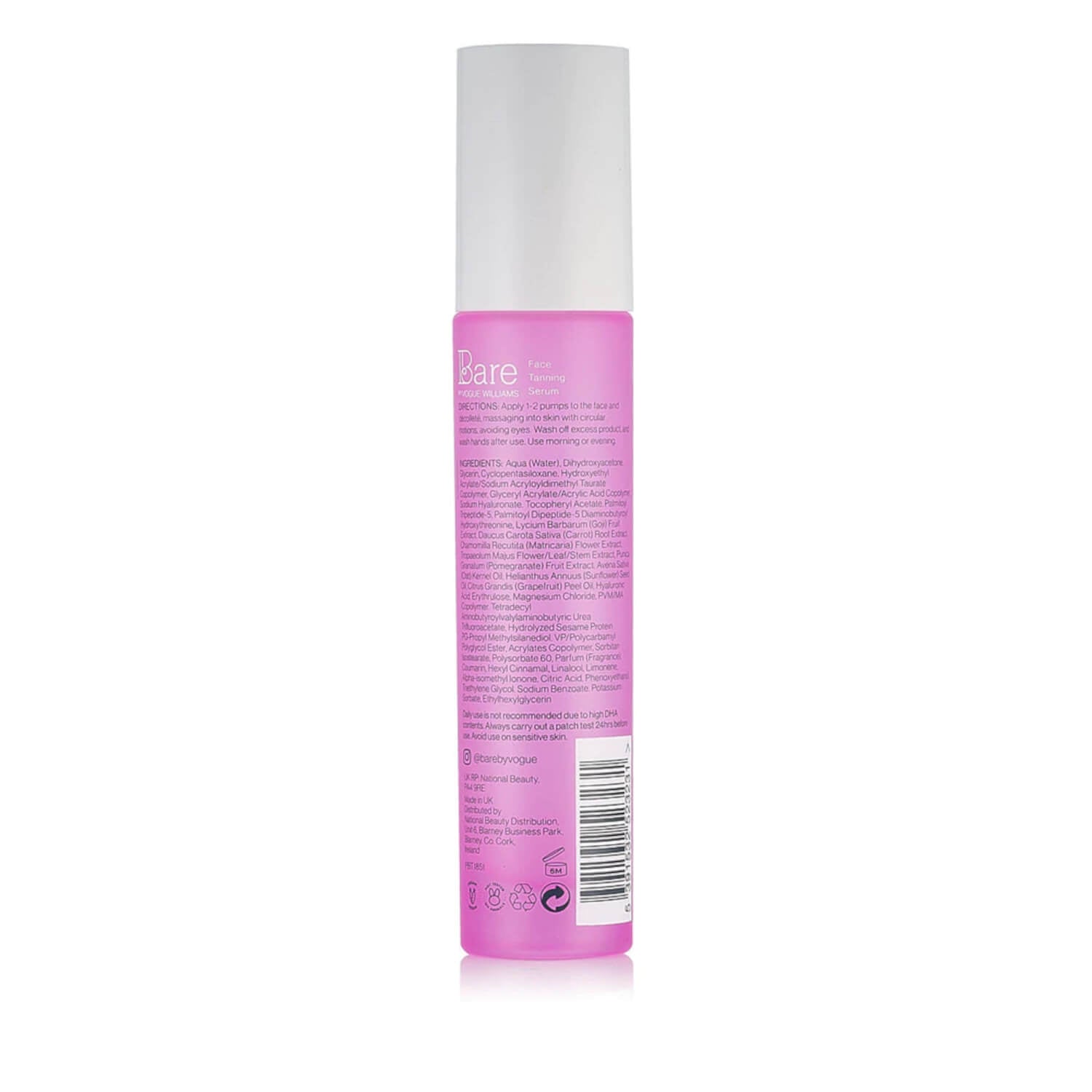Bare By Vogue Face Tanning Serum 30ml - Dark 2 Shaws Department Stores