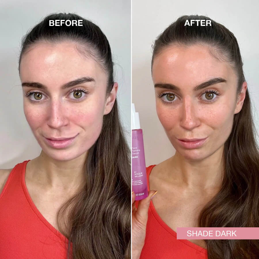 Bare By Vogue Face Tanning Serum 30ml - Dark 5 Shaws Department Stores
