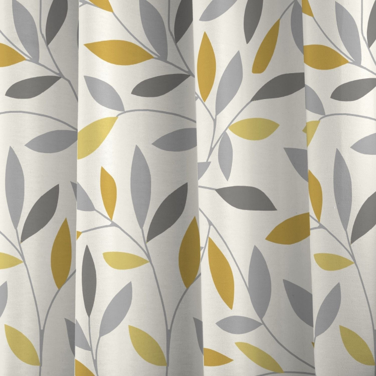 Fusion Beechwood Curtains - Readymade Eyelit - 66x72&