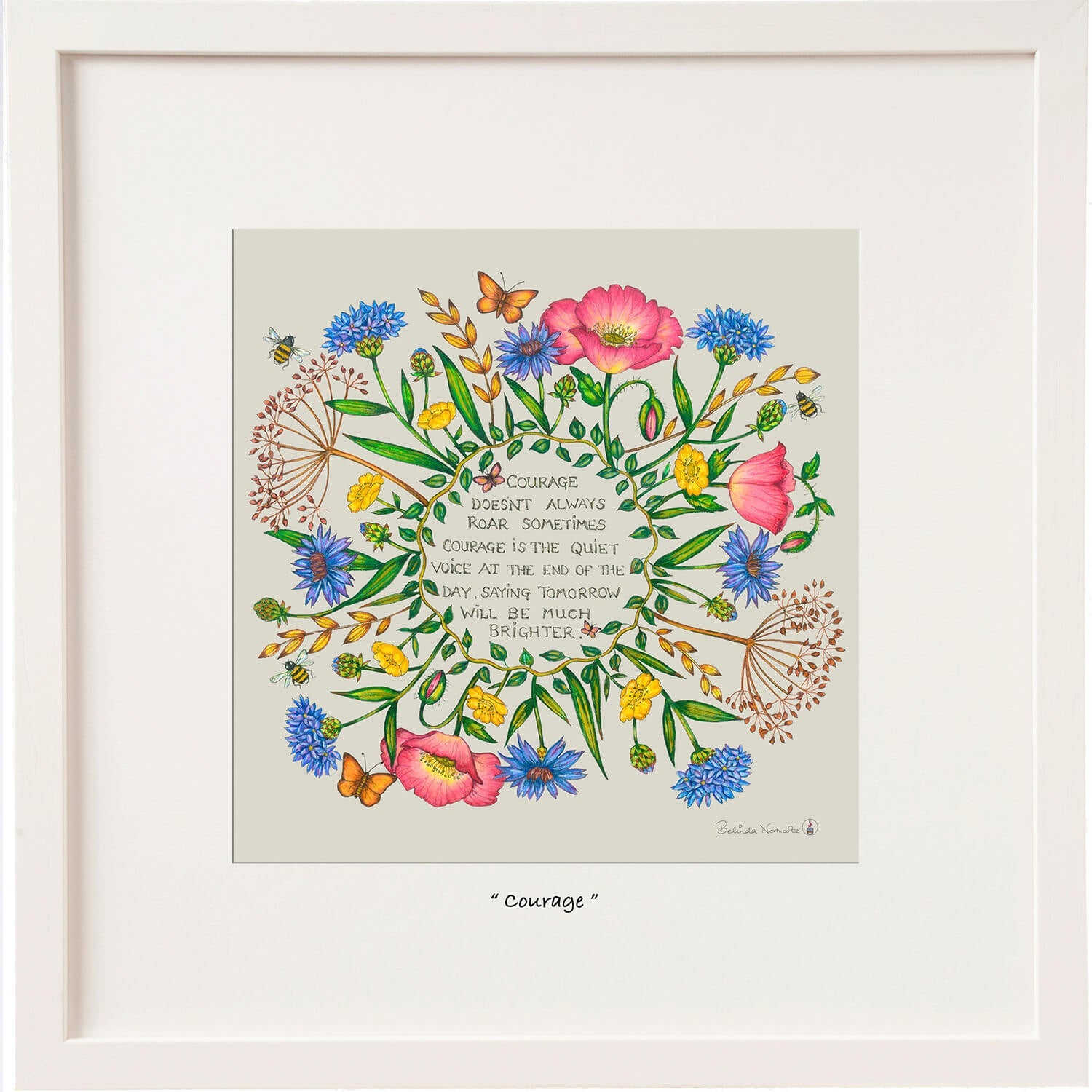 Belinda Northcote Courage - 12 X 12&