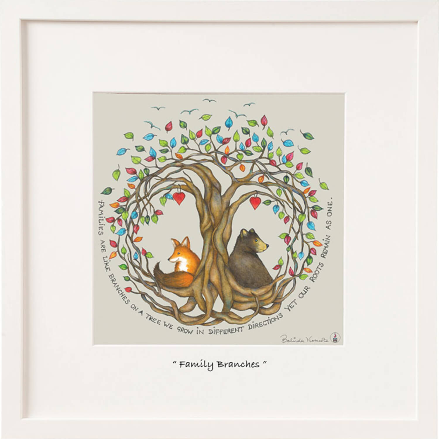 Belinda Northcote Family Branches Framed Print 1 Shaws Department Stores