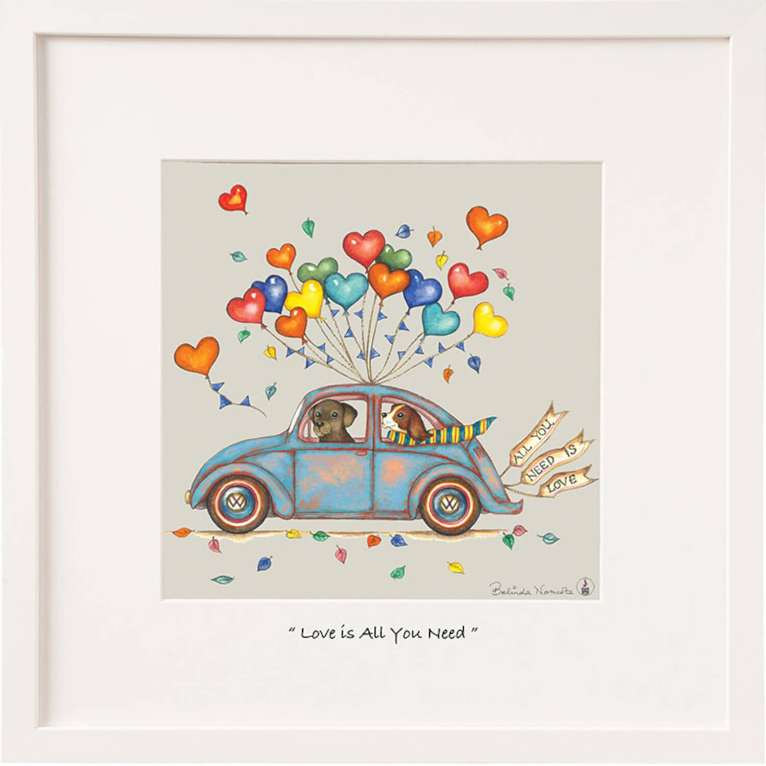 Belinda Northcote Love Is All You Need Framed Print 1 Shaws Department Stores