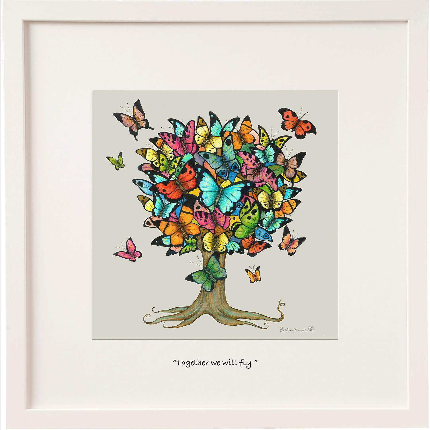 Belinda Northcote Together We Will Fly 12" x 12" 1 Shaws Department Stores
