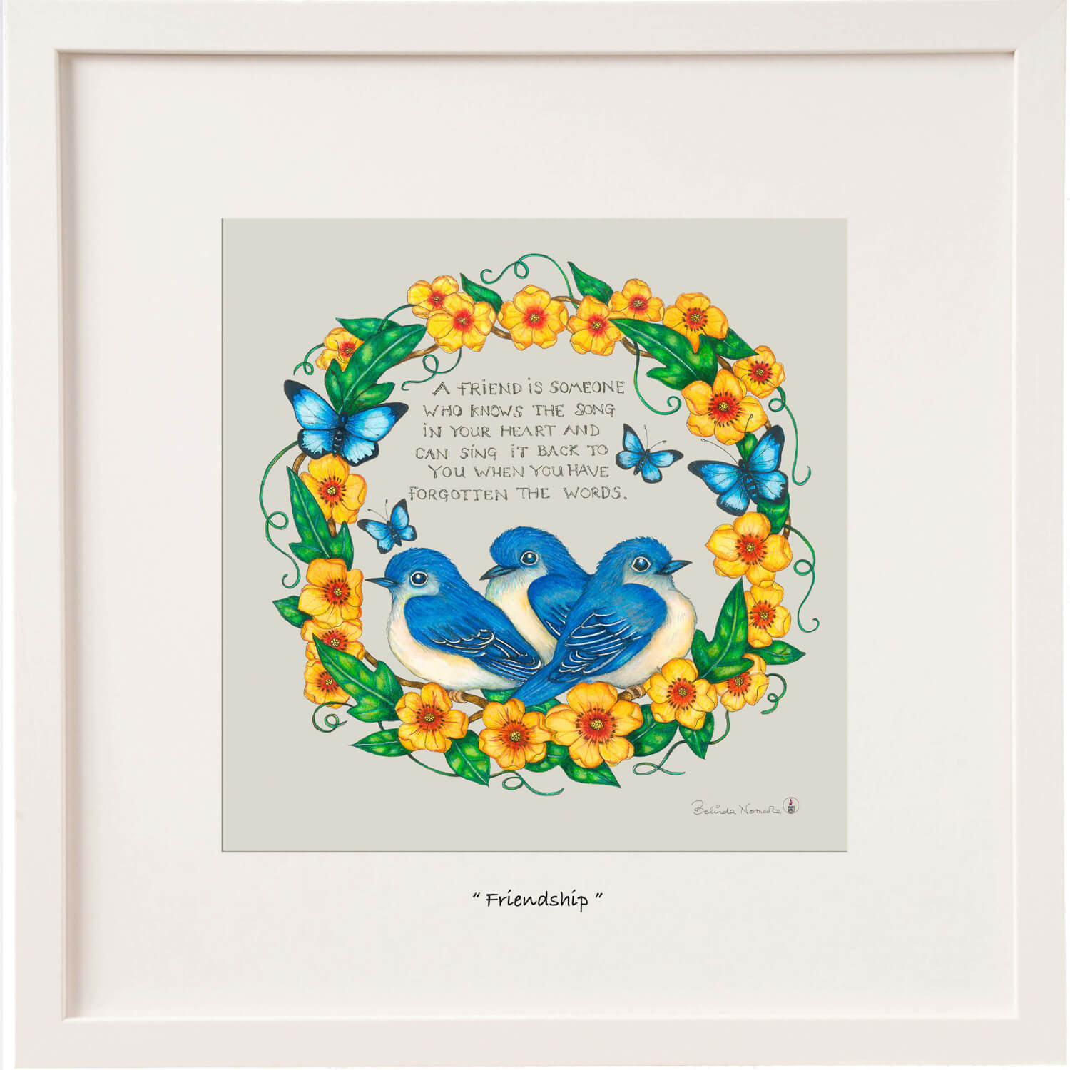 Belinda Northcote Friendship - 12 X 12&