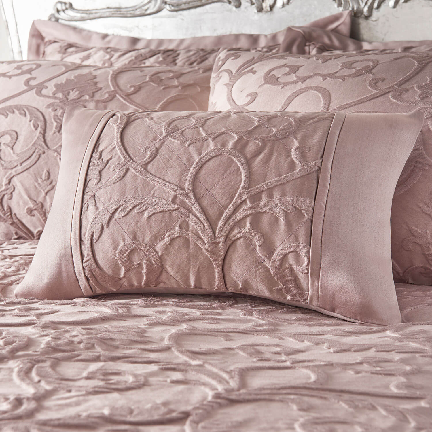 Portfolio Home Bentley Boudoir Cushion - Blush 1 Shaws Department Stores