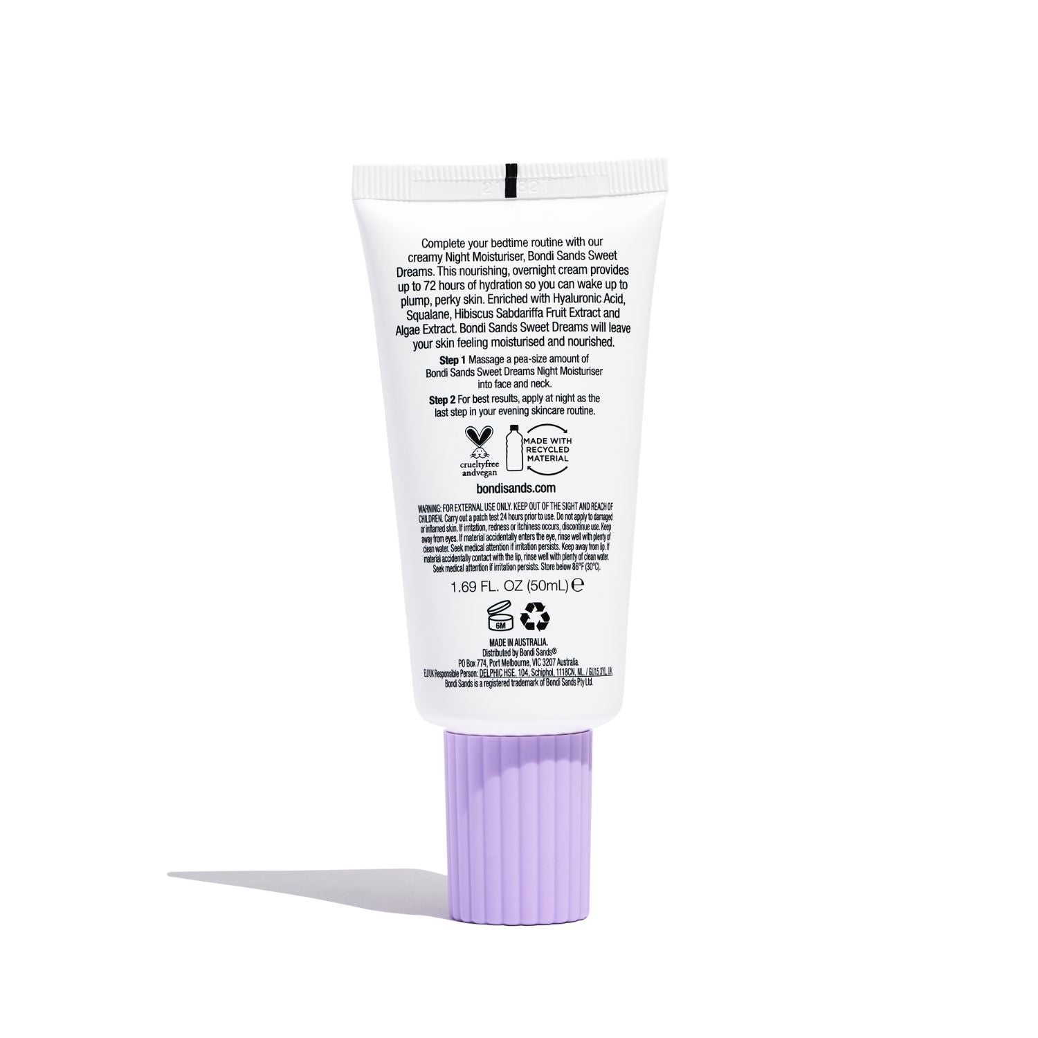 Bondi Sands Sweet Dreams Night Moisturiser - 50ml 2 Shaws Department Stores