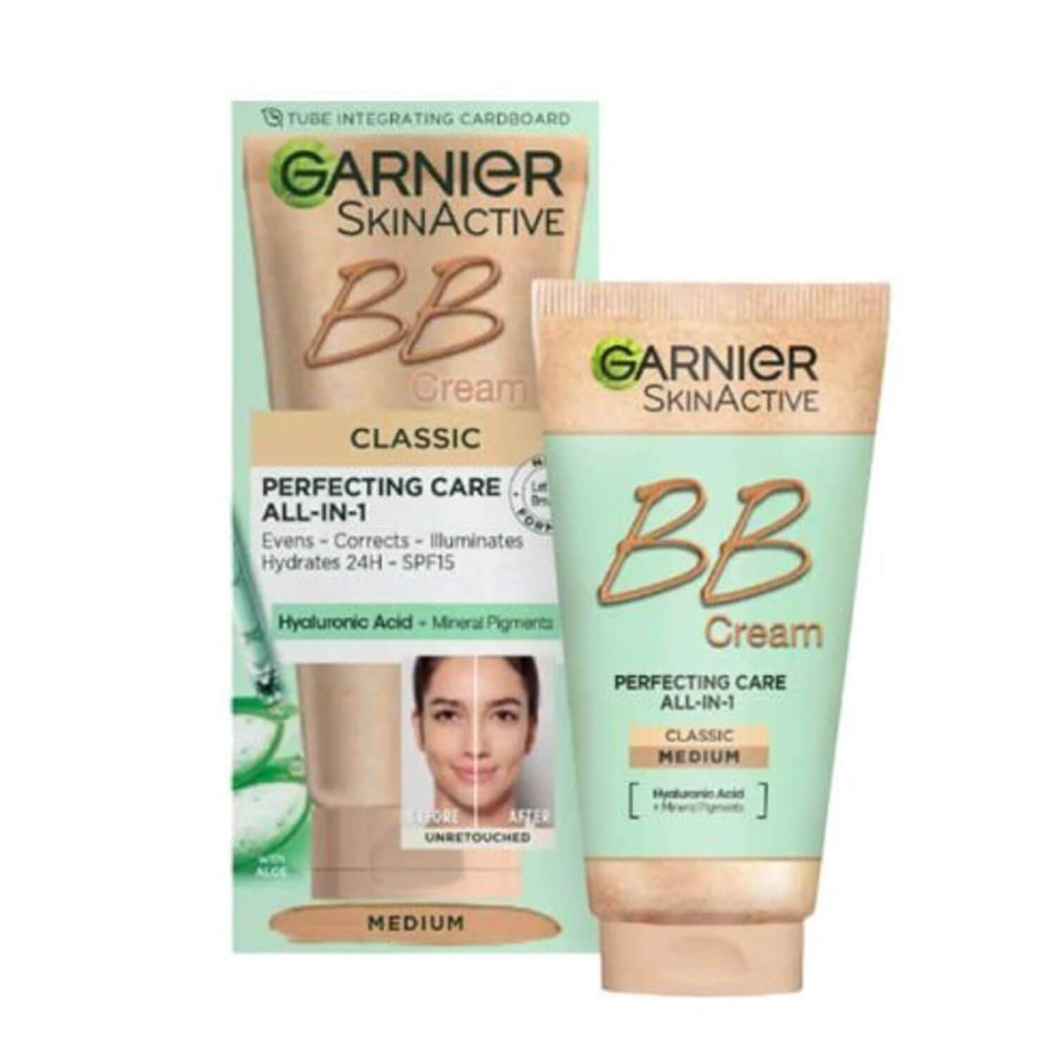 Garnier Classic Perfecting all-in-1 Classic BB Cream Shade Medium 50ml SPF15 1 Shaws Department Stores