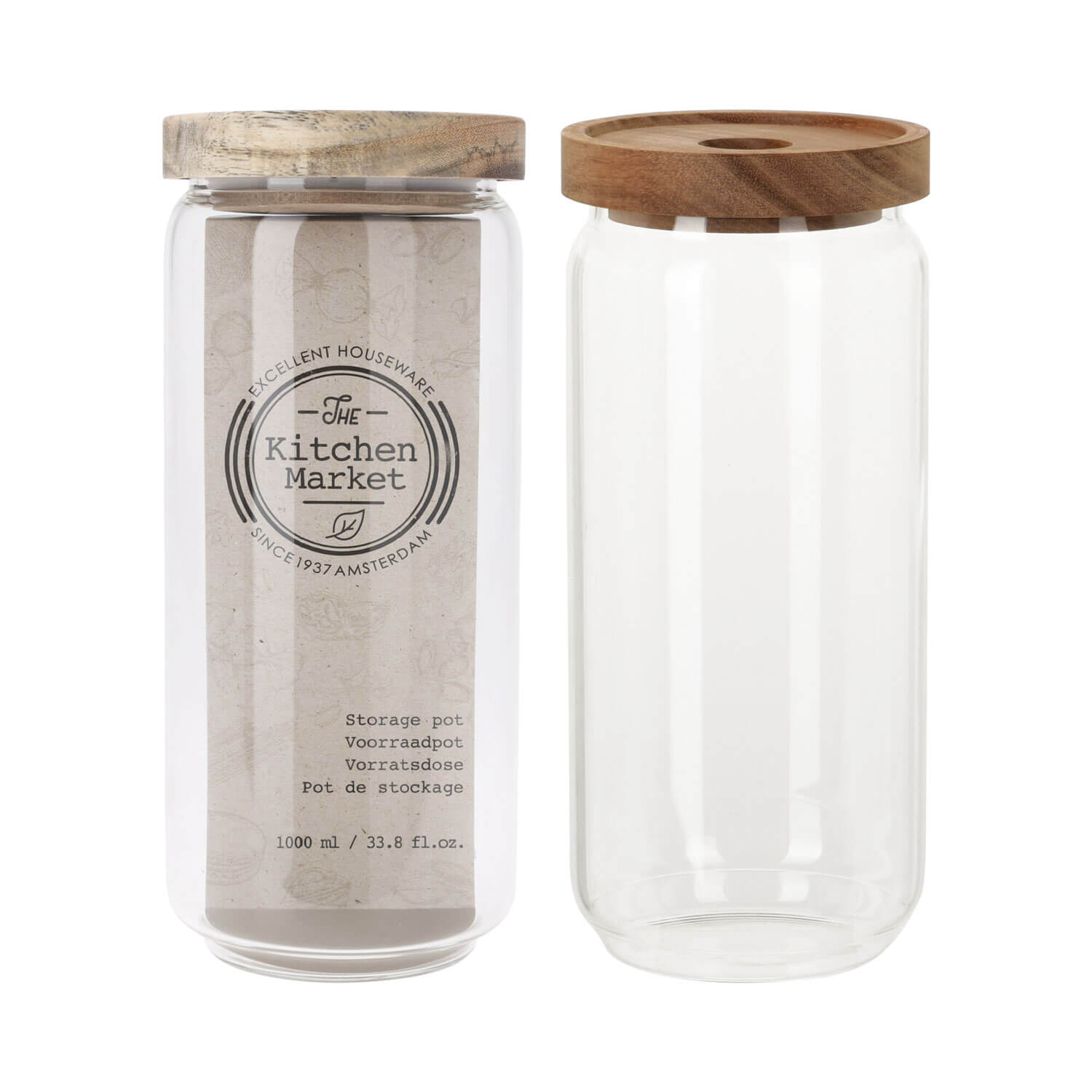 The Home Kitchen Storage Jar 1 Shaws Department Stores