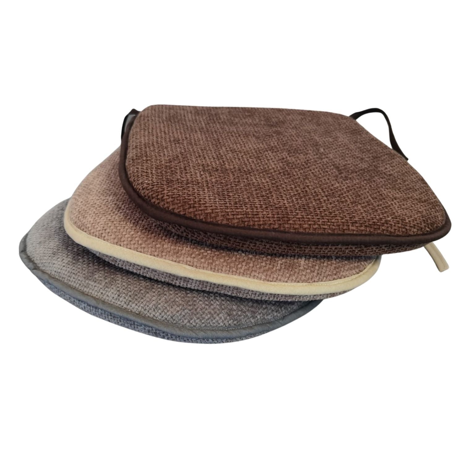 The Home Kitchen Chenille Chair Pad 6 Shaws Department Stores