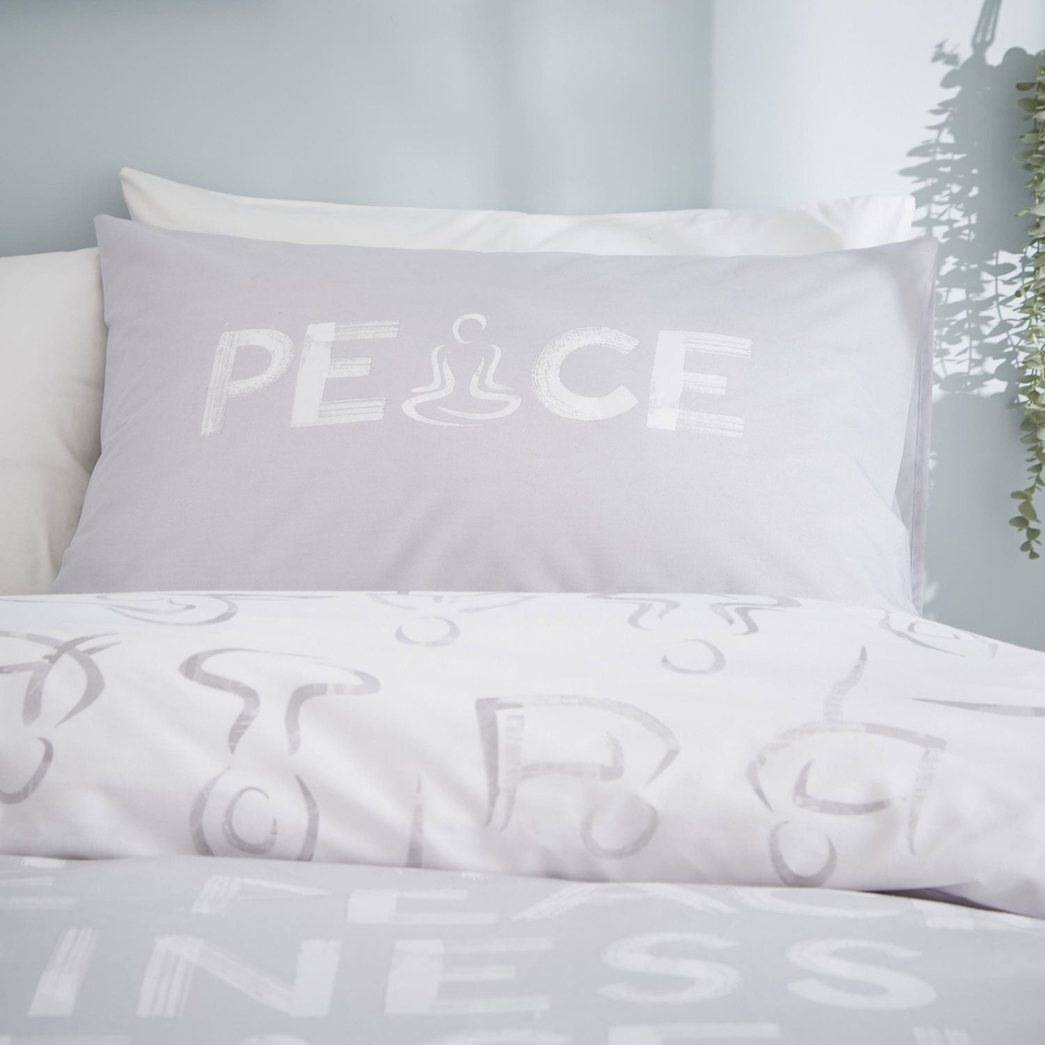Catherine Lansfield Peace & Yoga Duvet Cover Set 4 Shaws Department Stores