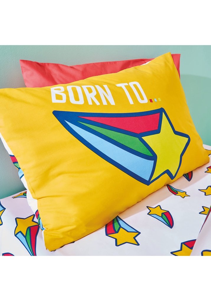 Born To Be You Organic Cotton Duvet Set - Orange 2 Shaws Department Stores