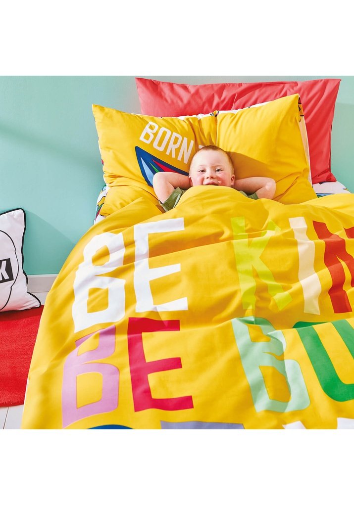 Born To Be You Organic Cotton Duvet Set - Orange 4 Shaws Department Stores