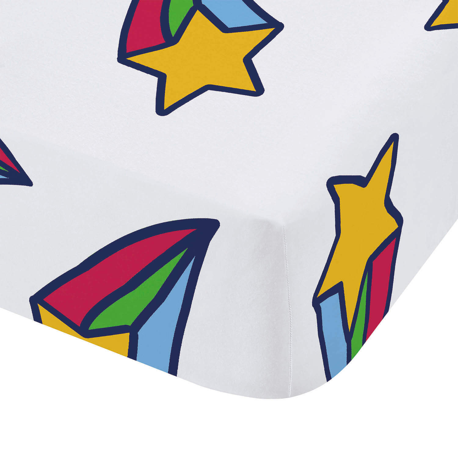 Born To Be You Organic Cotton Fitted Sheet - Orange 3 Shaws Department Stores