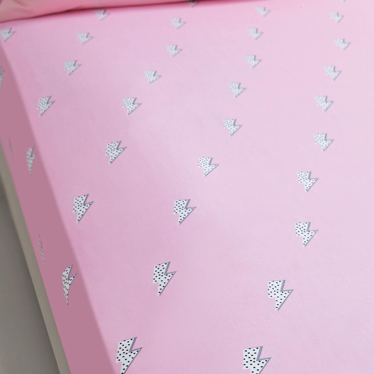 Sassy B Lip Service Fitted Sheet - Pink 1 Shaws Department Stores
