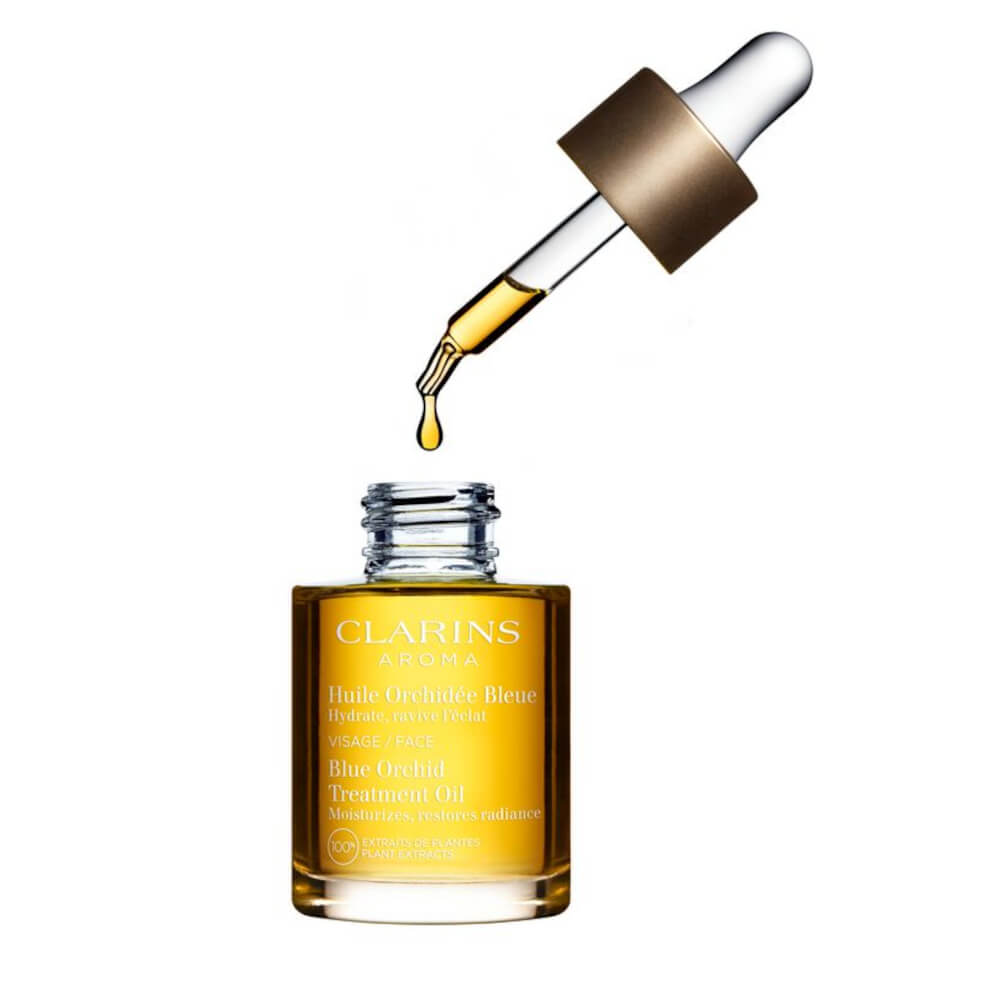 Clarins Blue Orchid Face Treatment Oil - 30ml 2 Shaws Department Stores