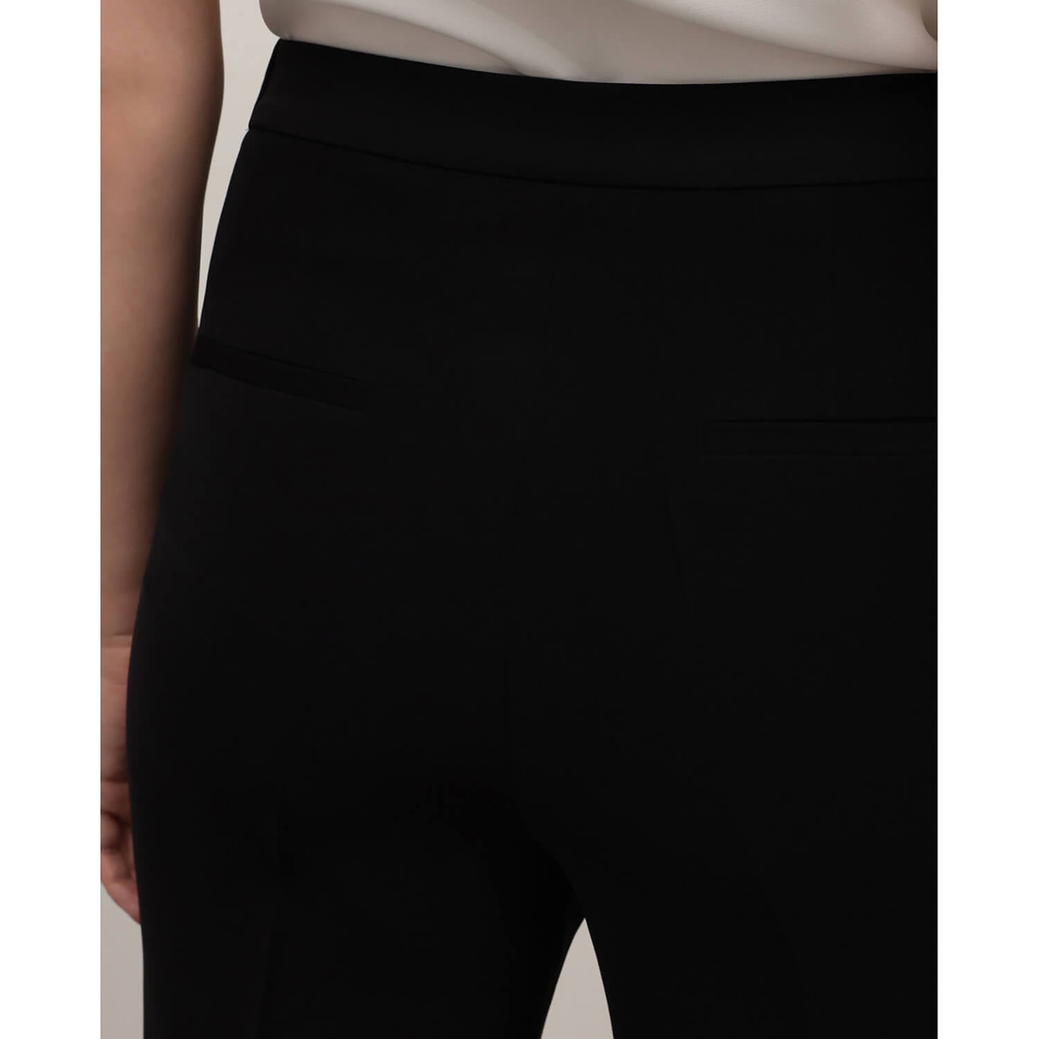 Couchel Skinny Leg Trousers - Black 2 Shaws Department Stores