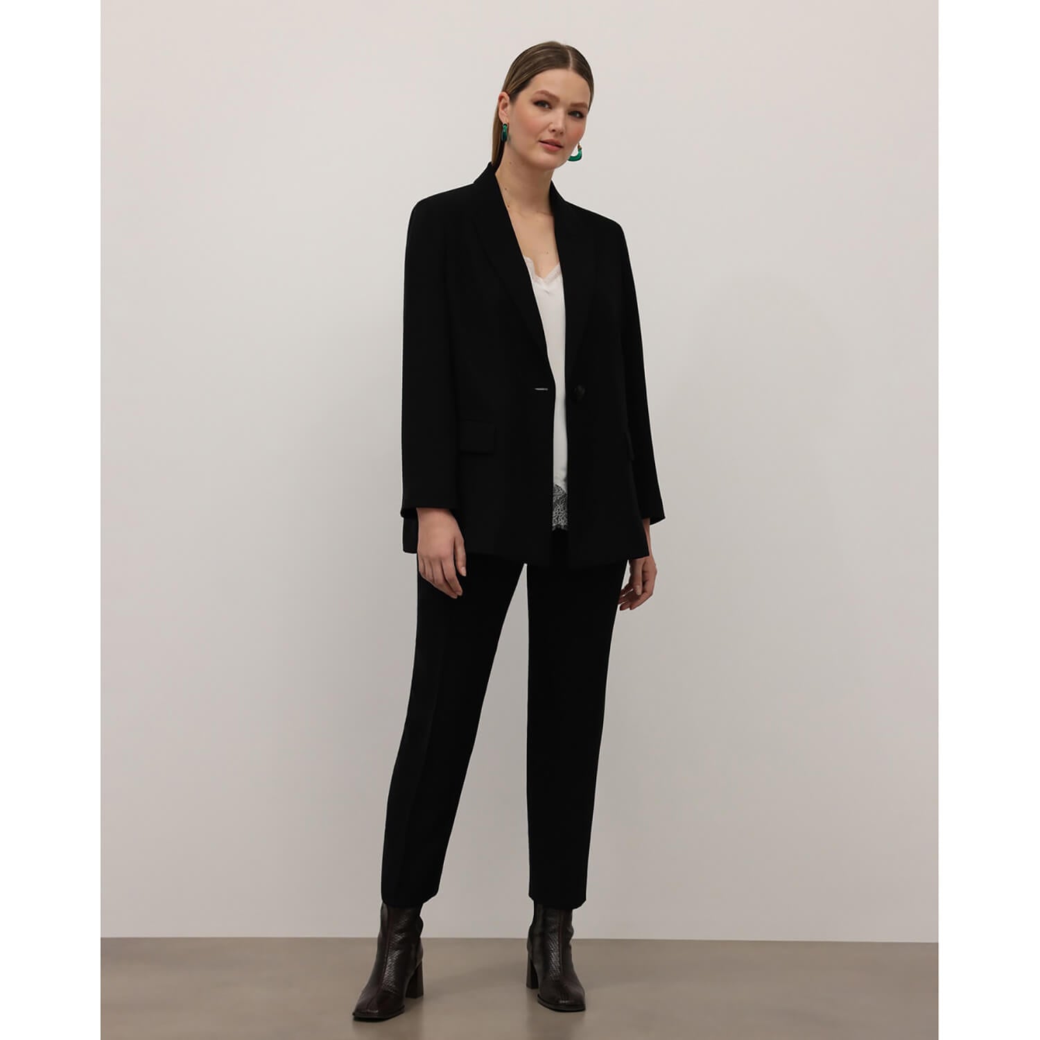 Couchel Skinny Leg Trousers - Black 3 Shaws Department Stores