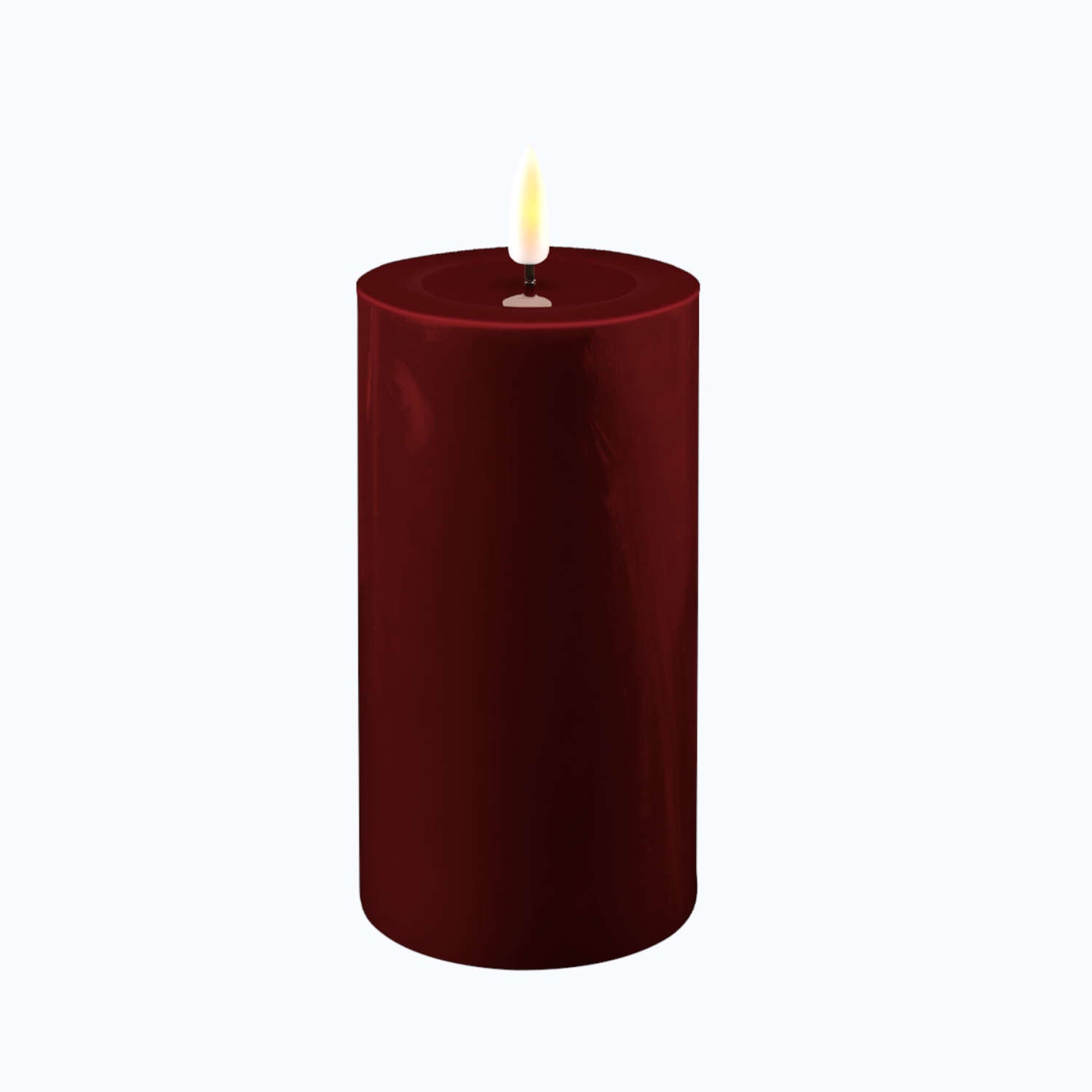 Deluxe Candles LED Candle - Red 1 Shaws Department Stores