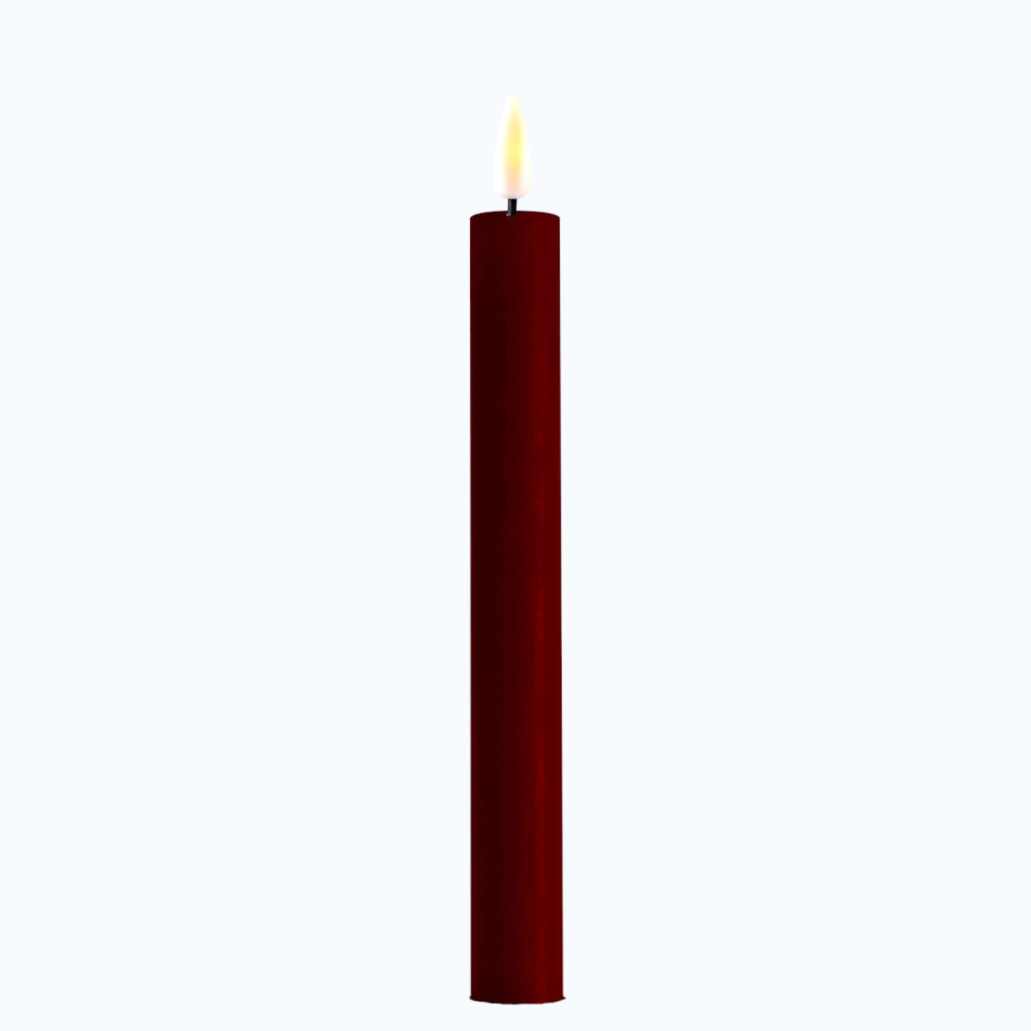 Deluxe Candles 2-Piece LED Dinner Candle - Red 1 Shaws Department Stores