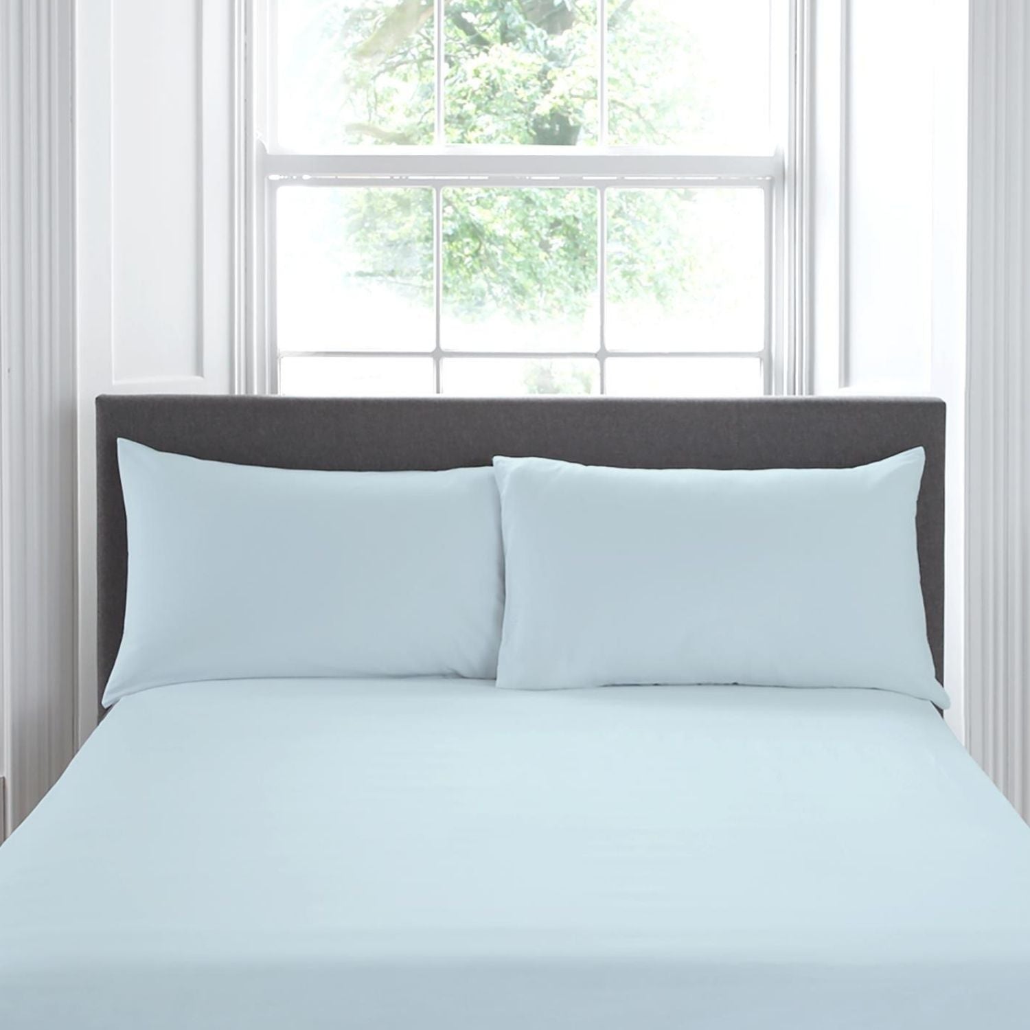 Appletree Housewife Pillowcase Pair - Duck Egg 1 Shaws Department Stores